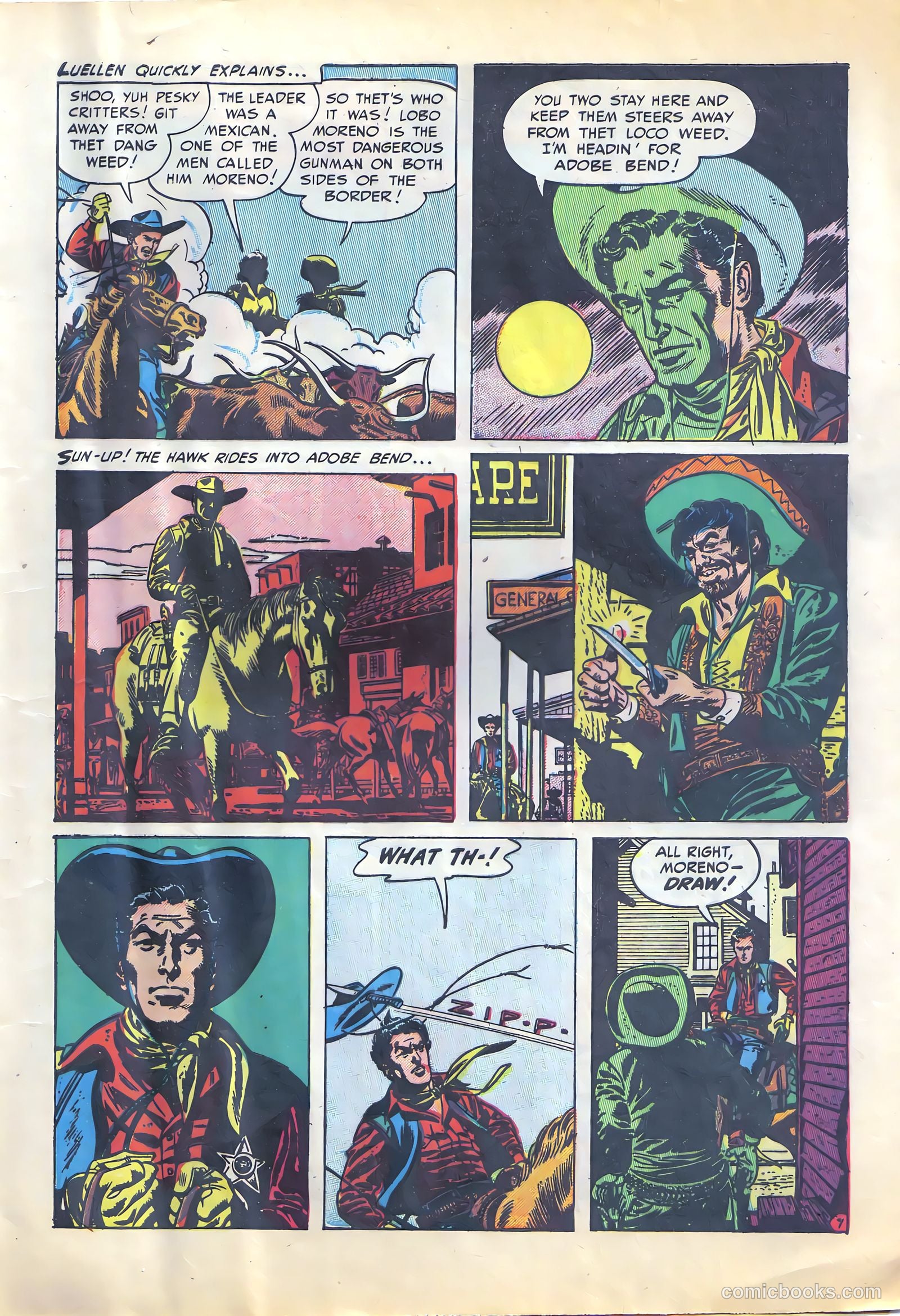 The Hawk #1 (1951) — page 9 of 36