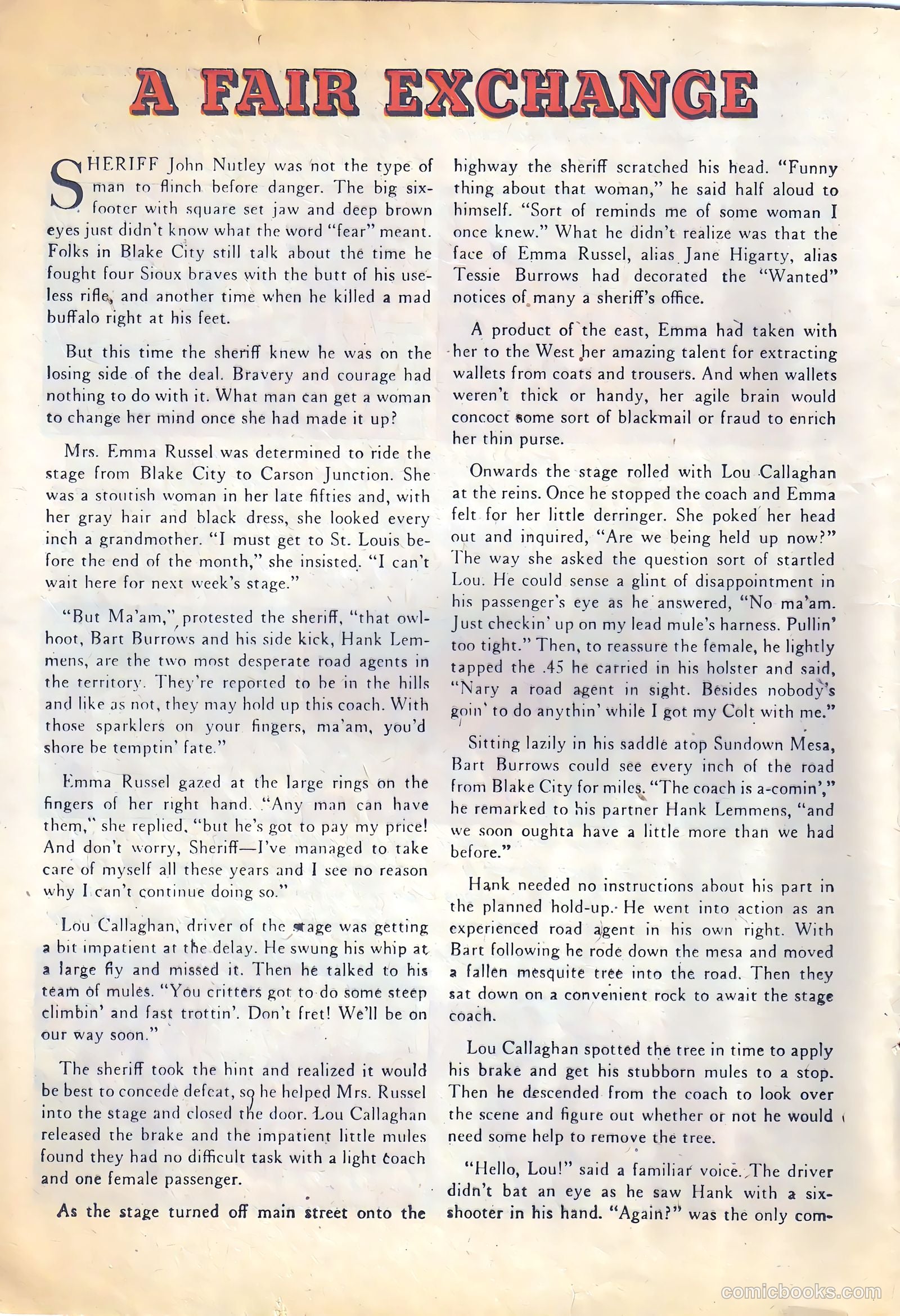 The Hawk #1 (1951) — page 16 of 36
