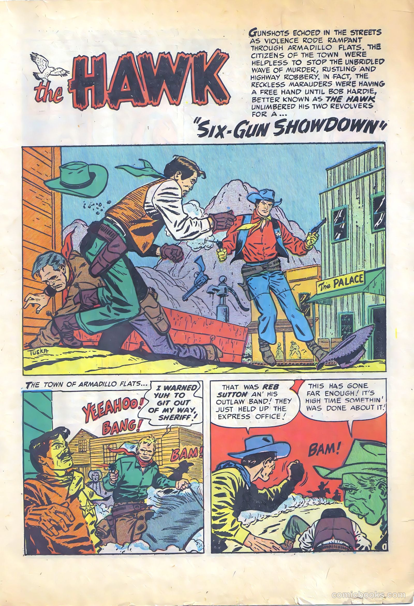 The Hawk #1 (1951) — page 19 of 36