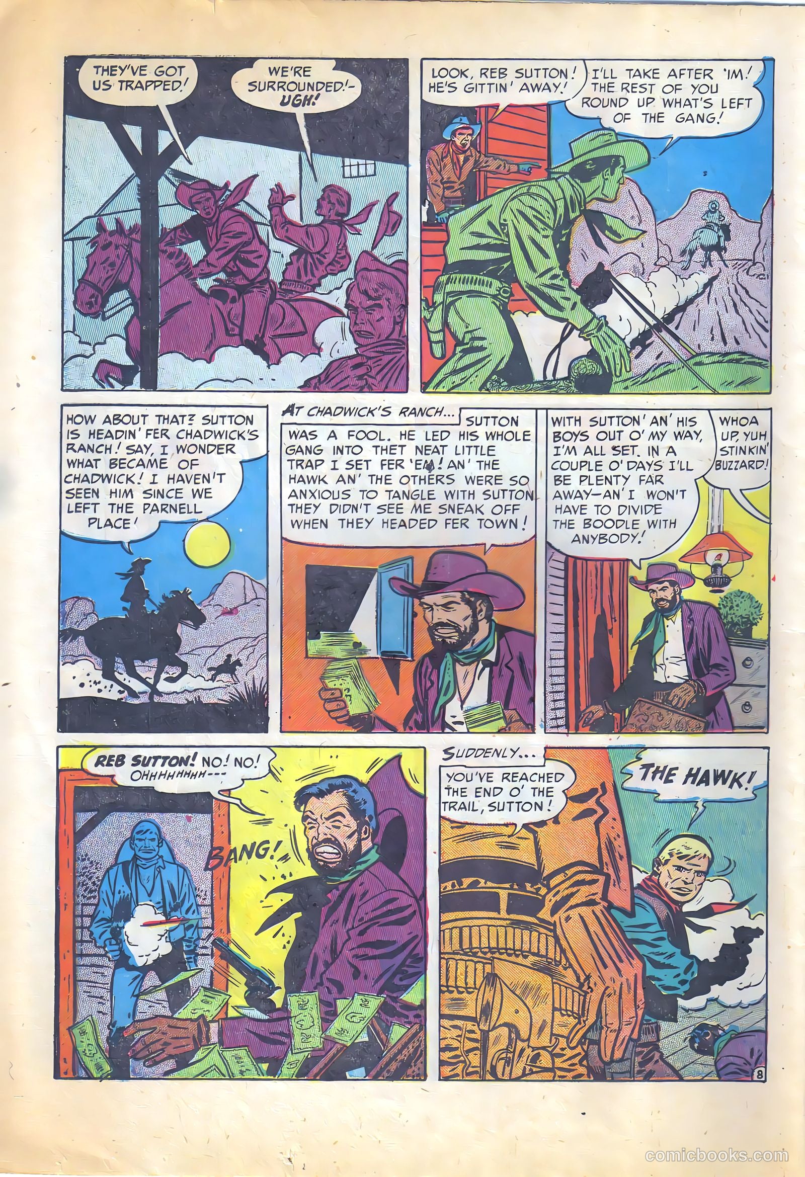 The Hawk #1 (1951) — page 26 of 36