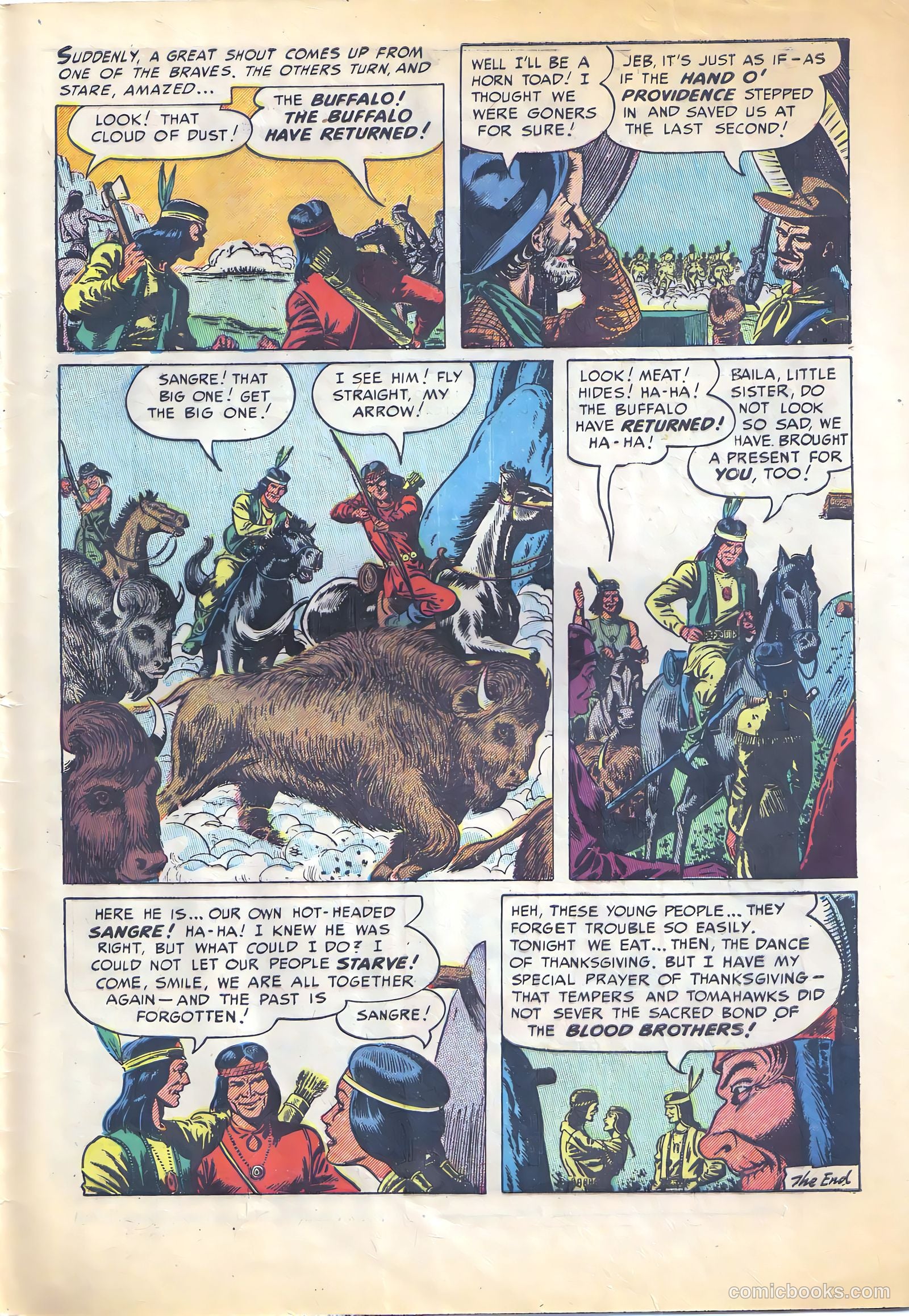 The Hawk #1 (1951) — page 33 of 36