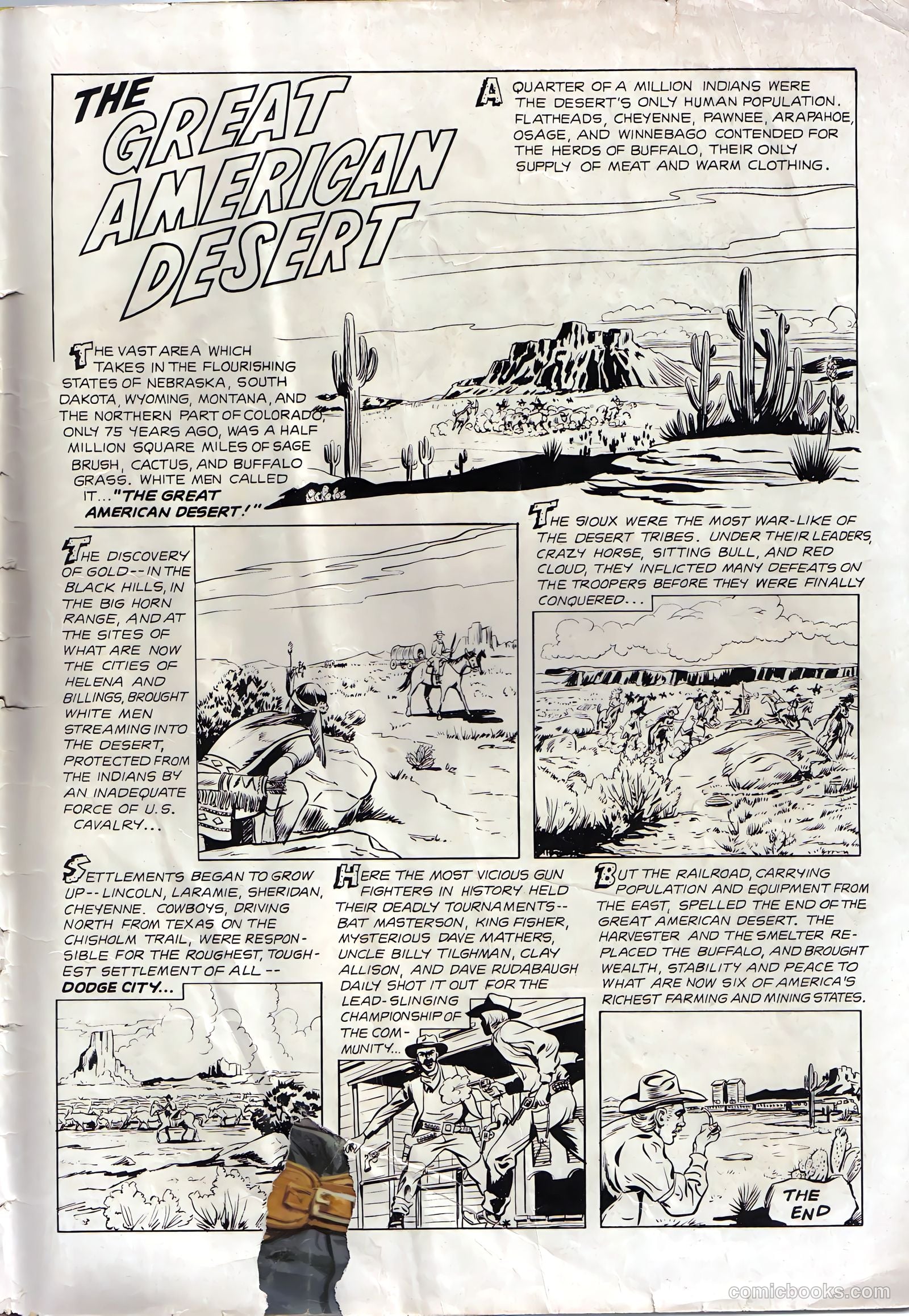 The Hawk #1 (1951) — page 35 of 36