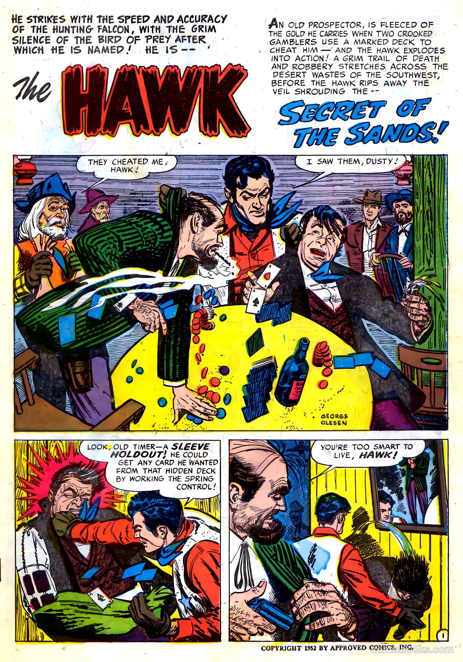 The Hawk #10 (1955) — page 3 of 36