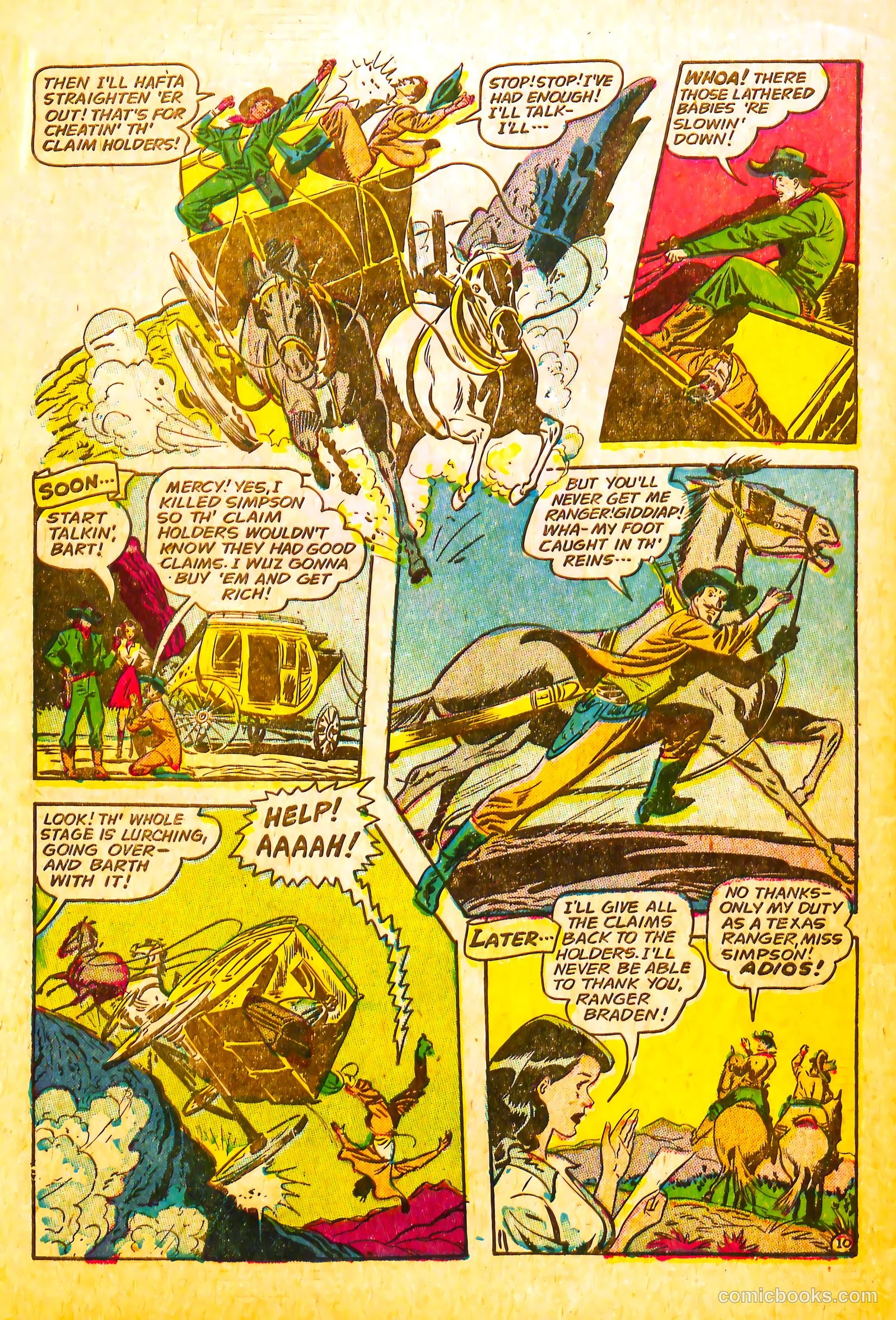 The Hawk #11 (1955) — page 34 of 36