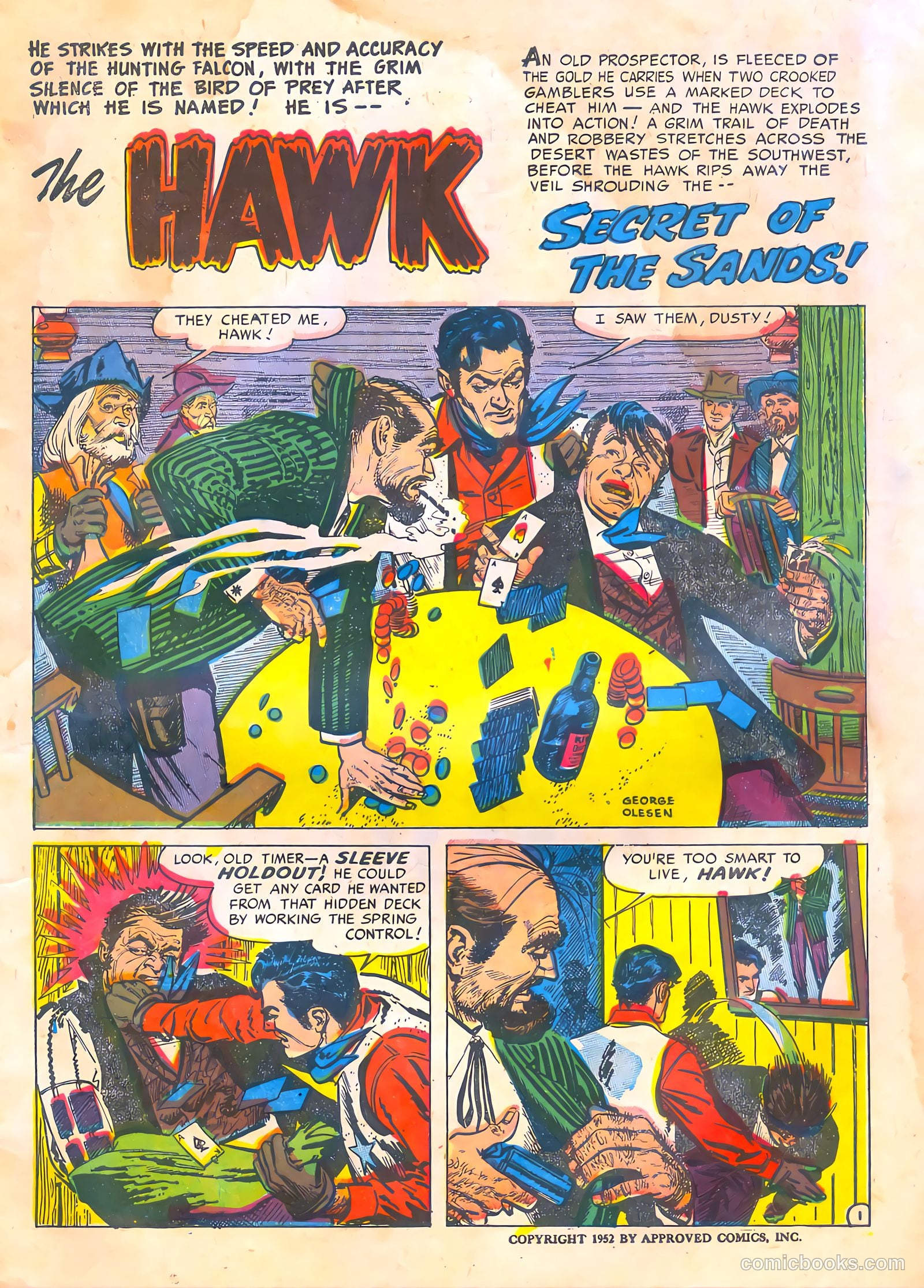 The Hawk #2 (1952) — page 3 of 36