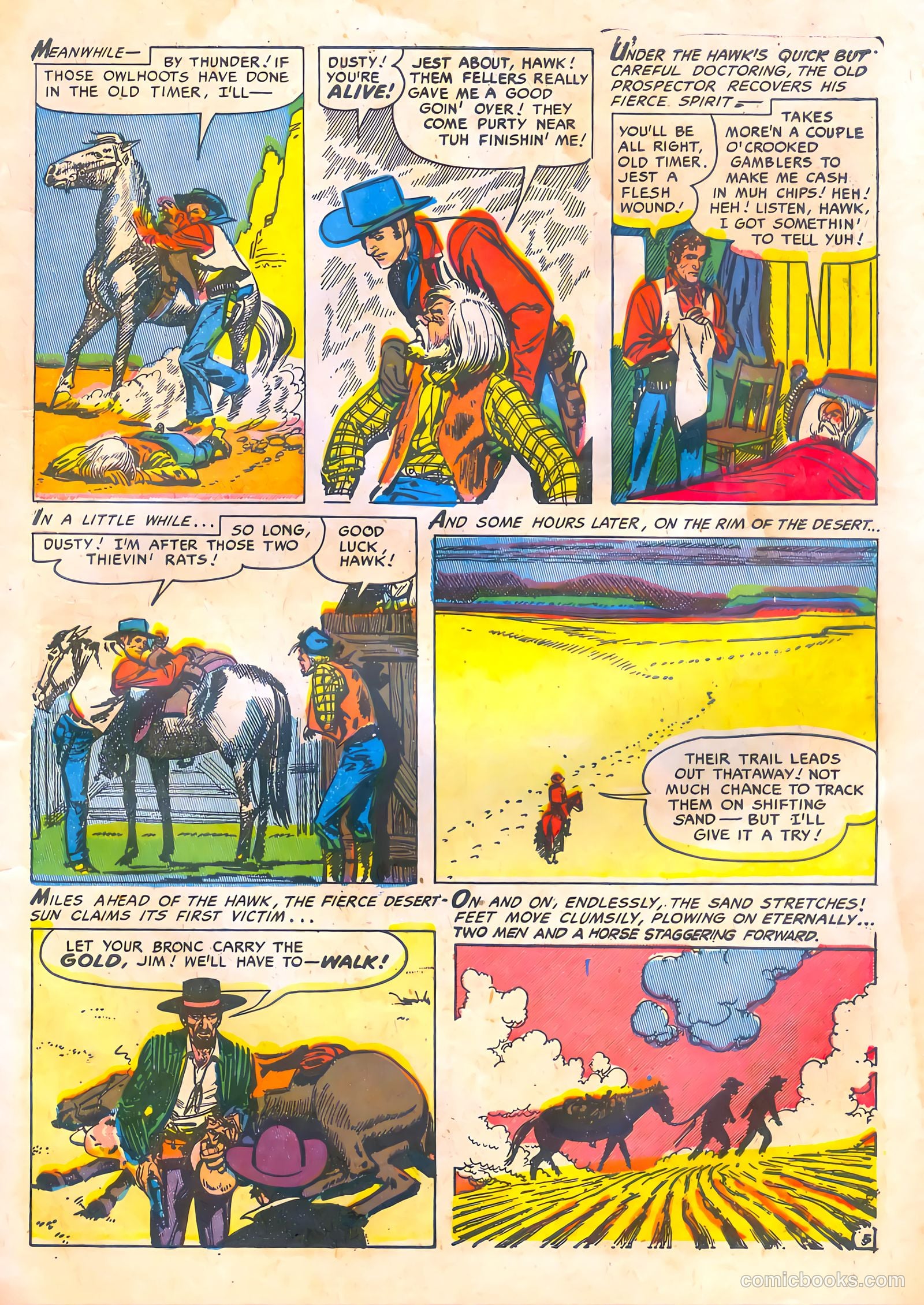 The Hawk #2 (1952) — page 7 of 36