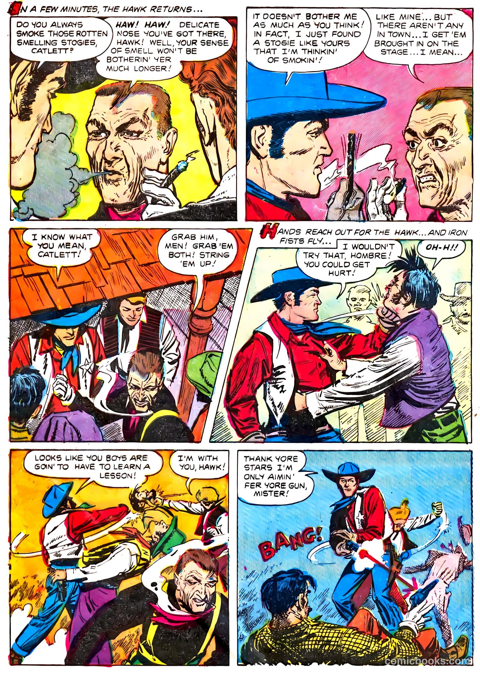 The Hawk #3 (1952) — page 8 of 36