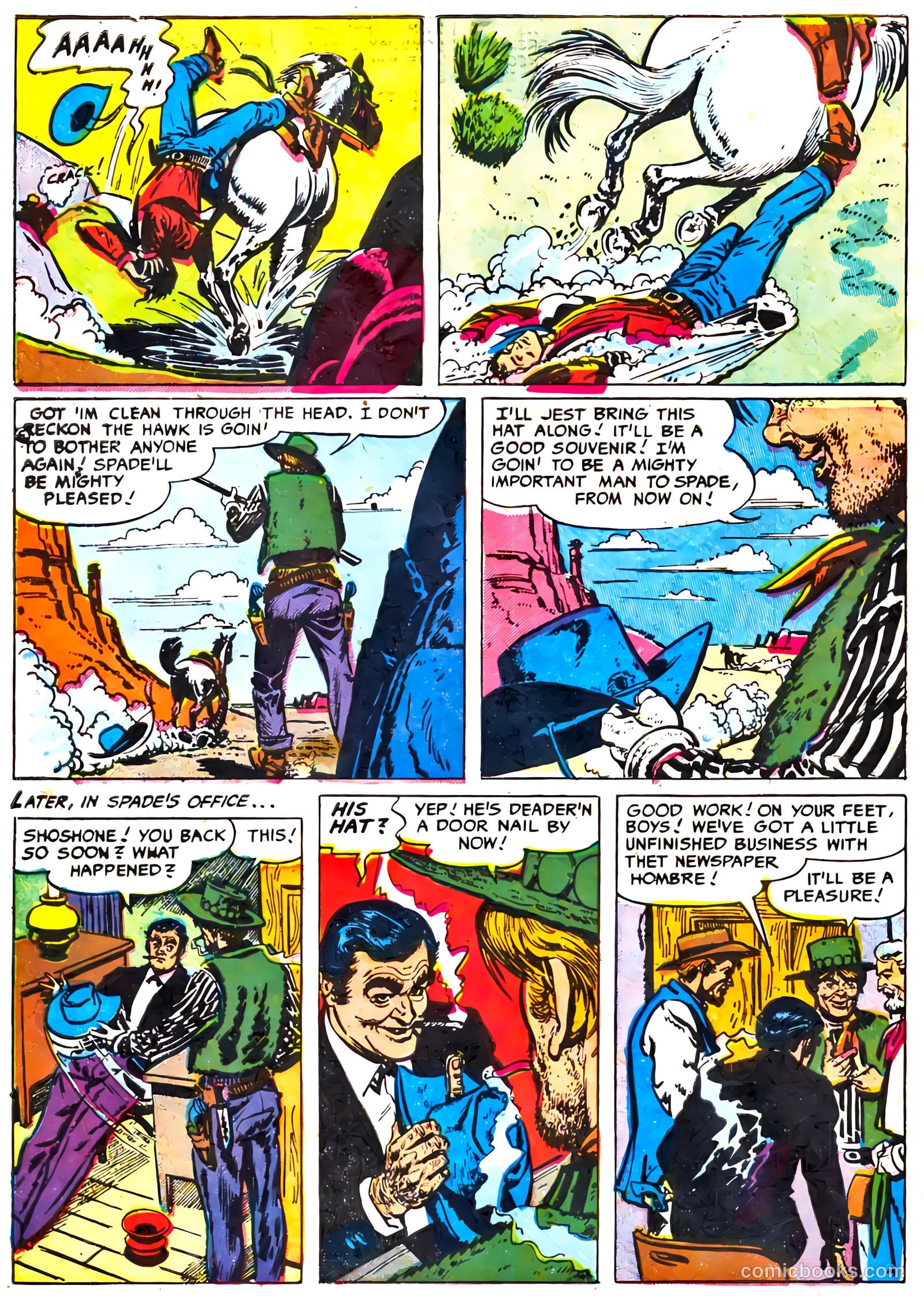 The Hawk #3 (1952) — page 30 of 36