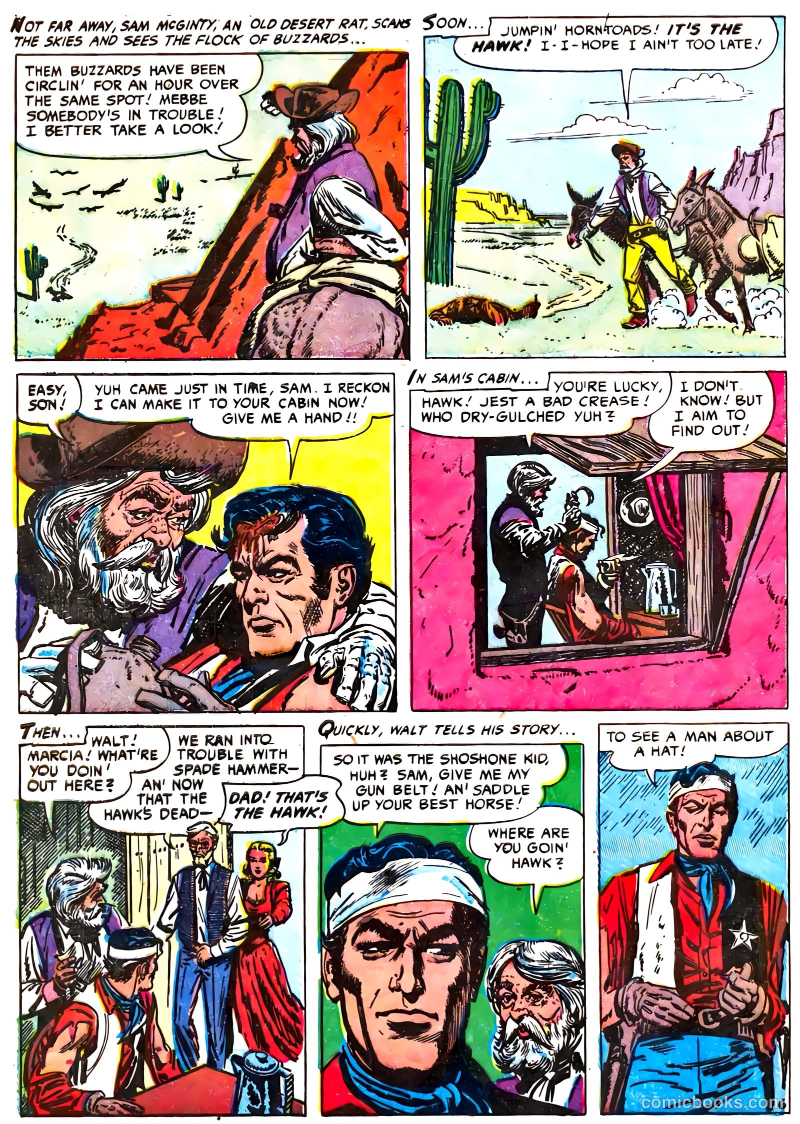 The Hawk #3 (1952) — page 32 of 36
