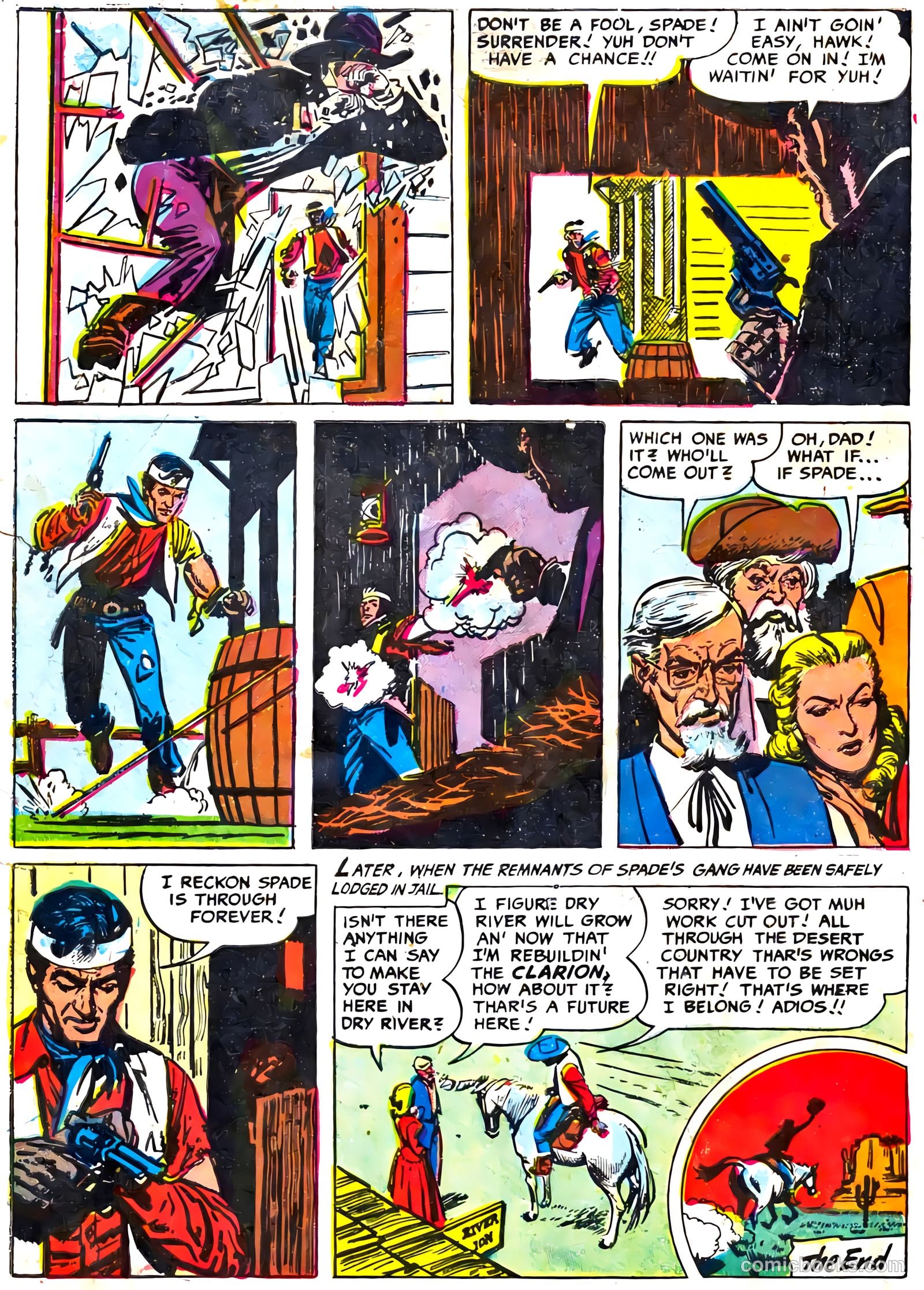 The Hawk #3 (1952) — page 34 of 36