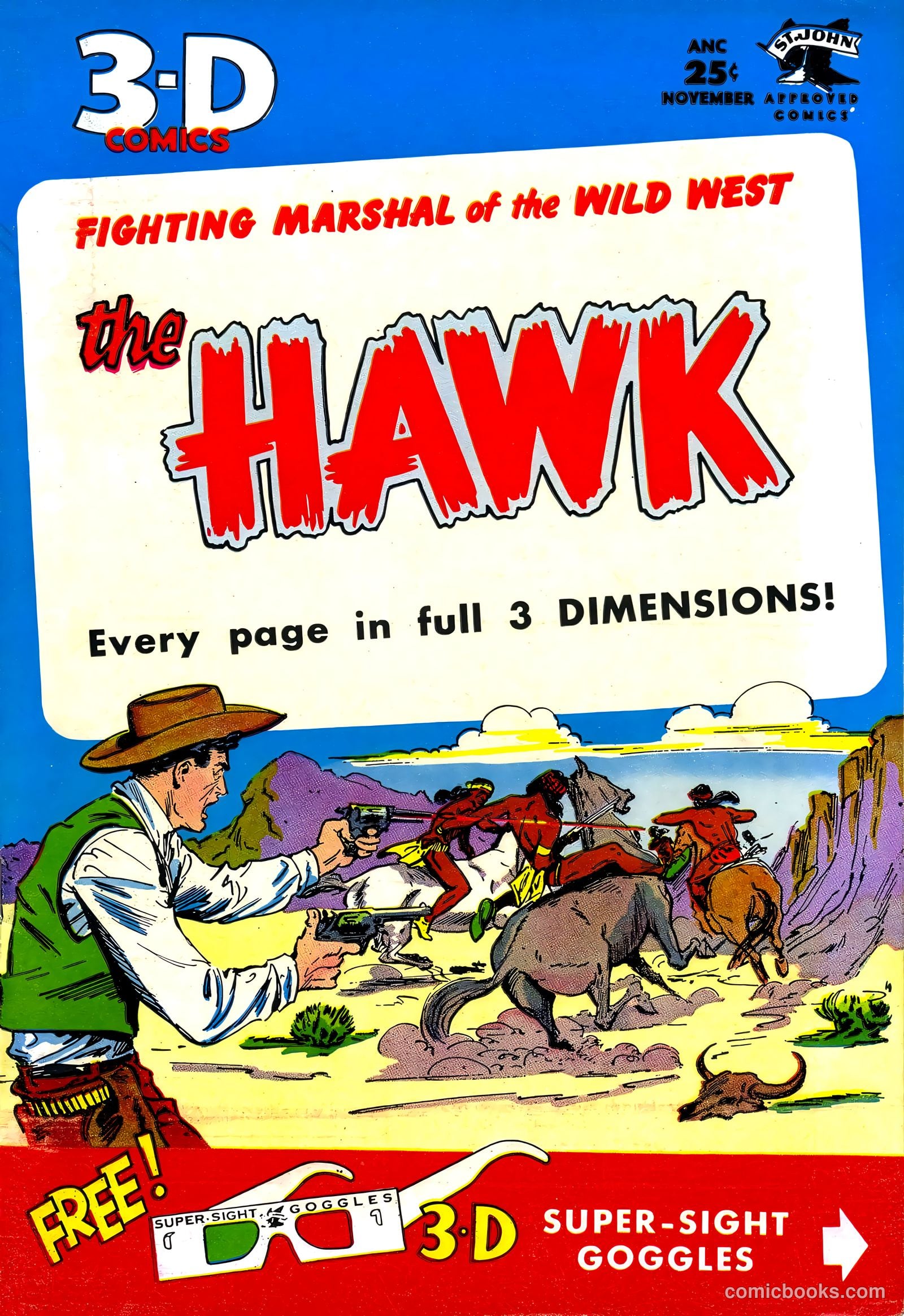 The Hawk 3-D #1