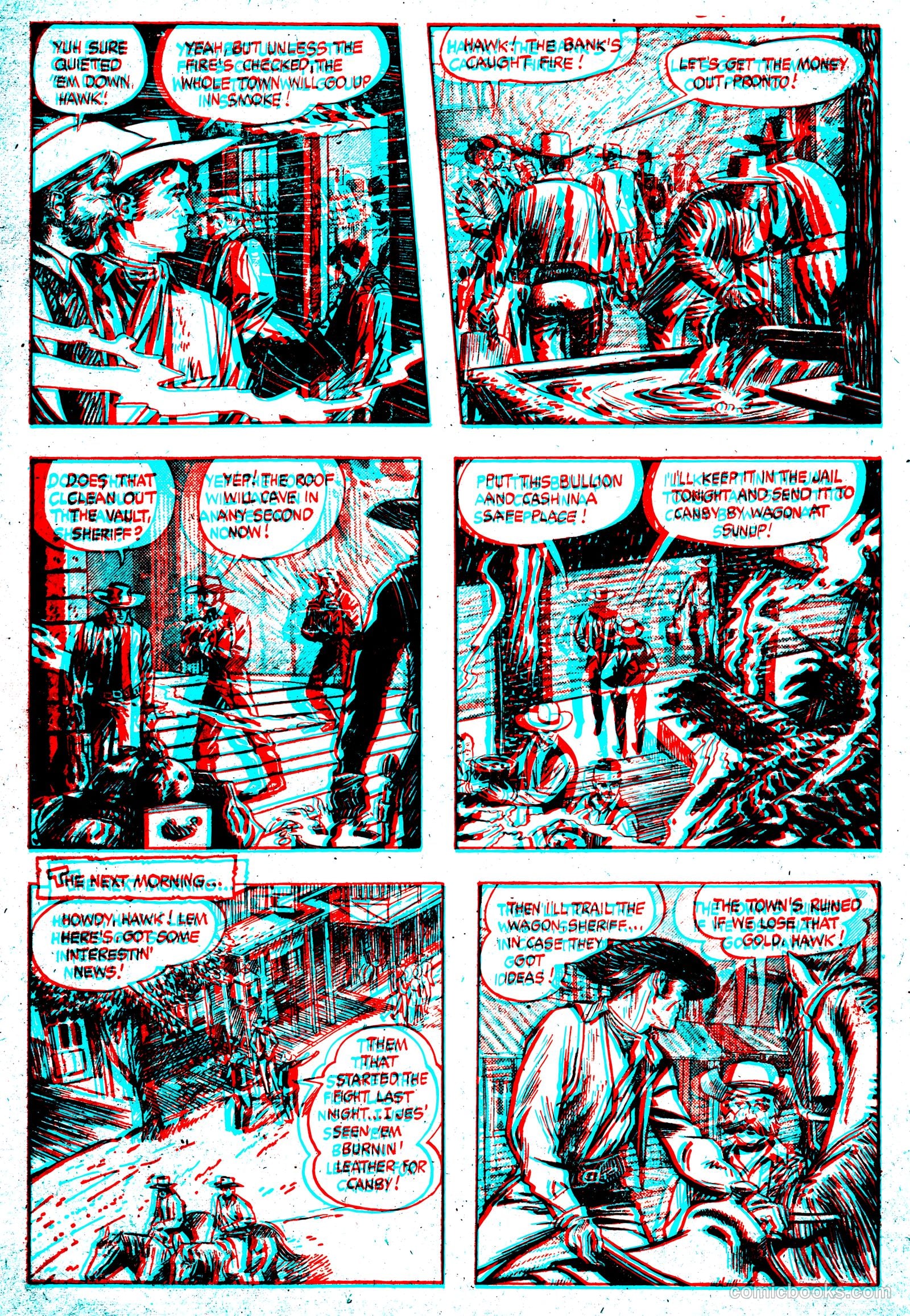 The Hawk 3-D #1 (1953) — page 6 of 36