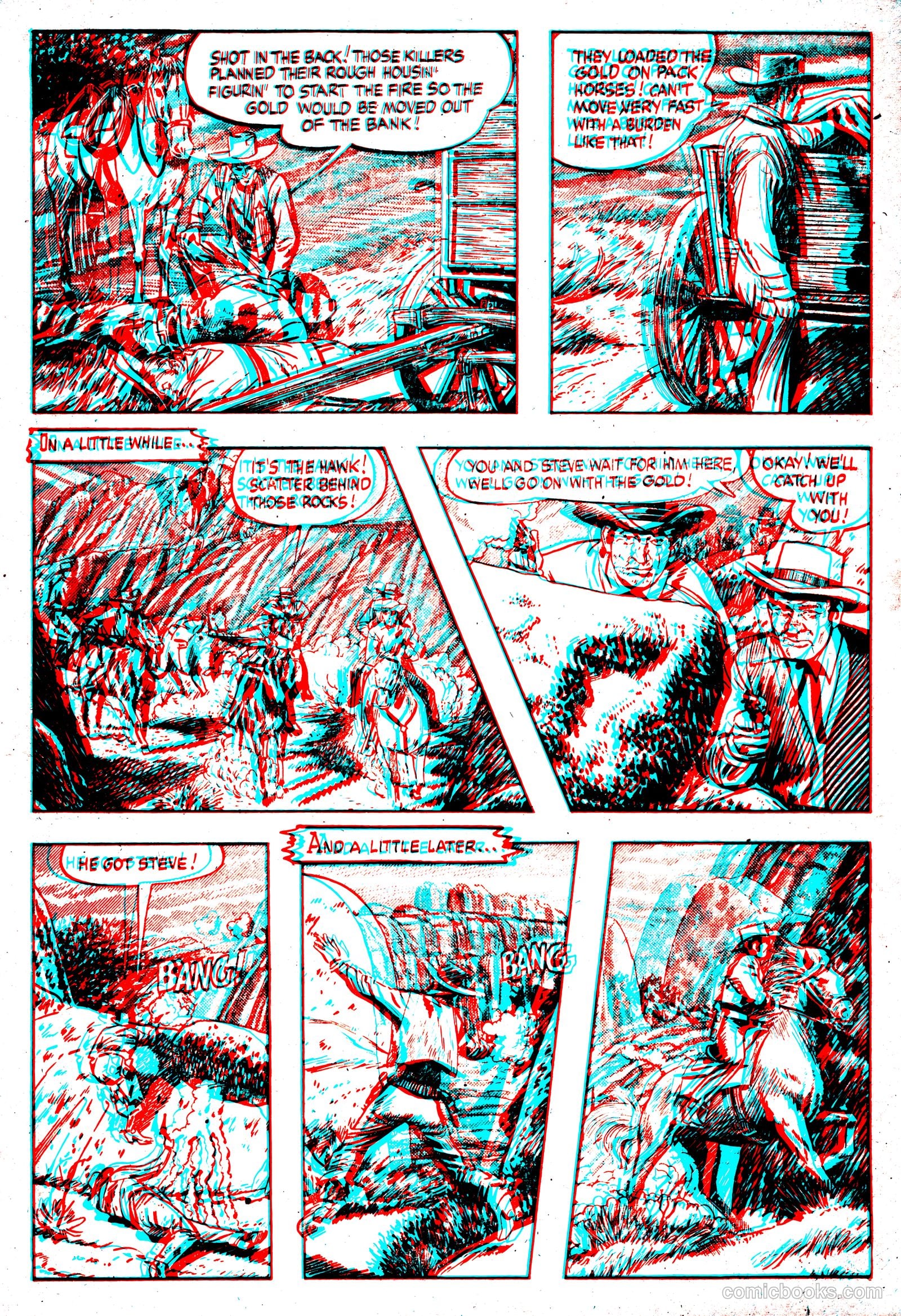 The Hawk 3-D #1 (1953) — page 7 of 36