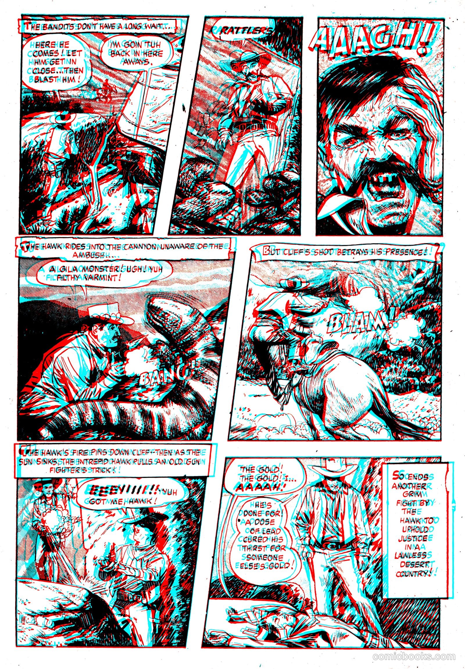 The Hawk 3-D #1 (1953) — page 9 of 36