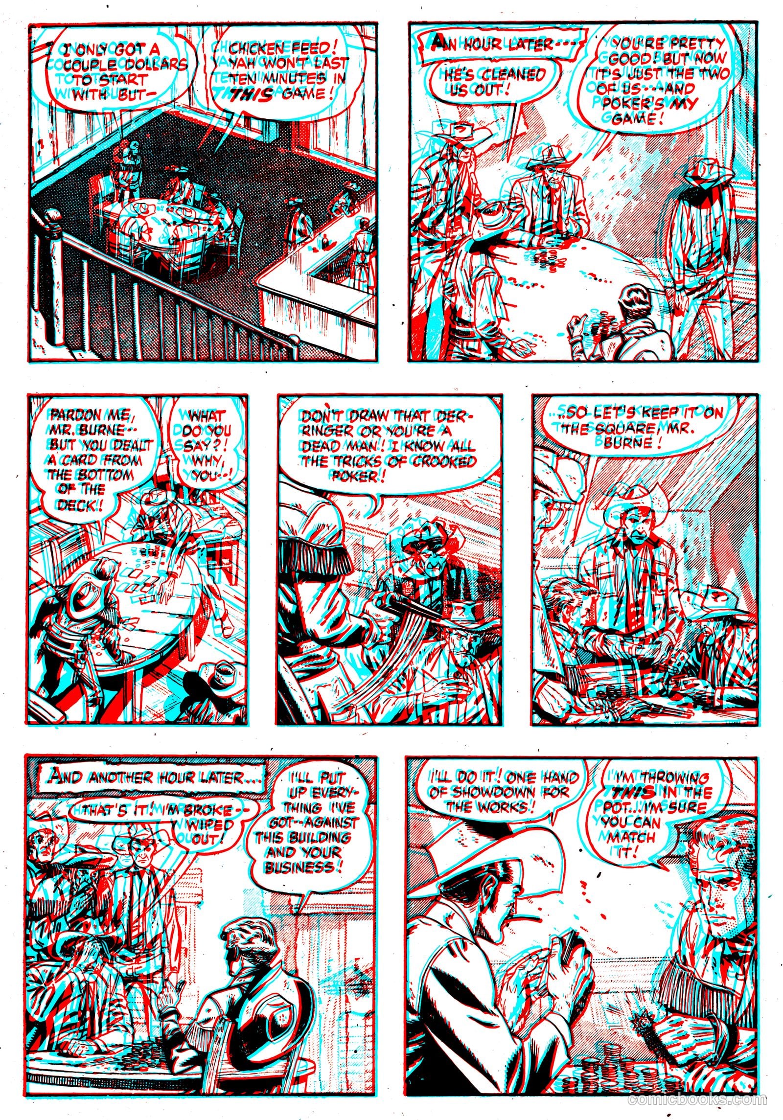 The Hawk 3-D #1 (1953) — page 12 of 36