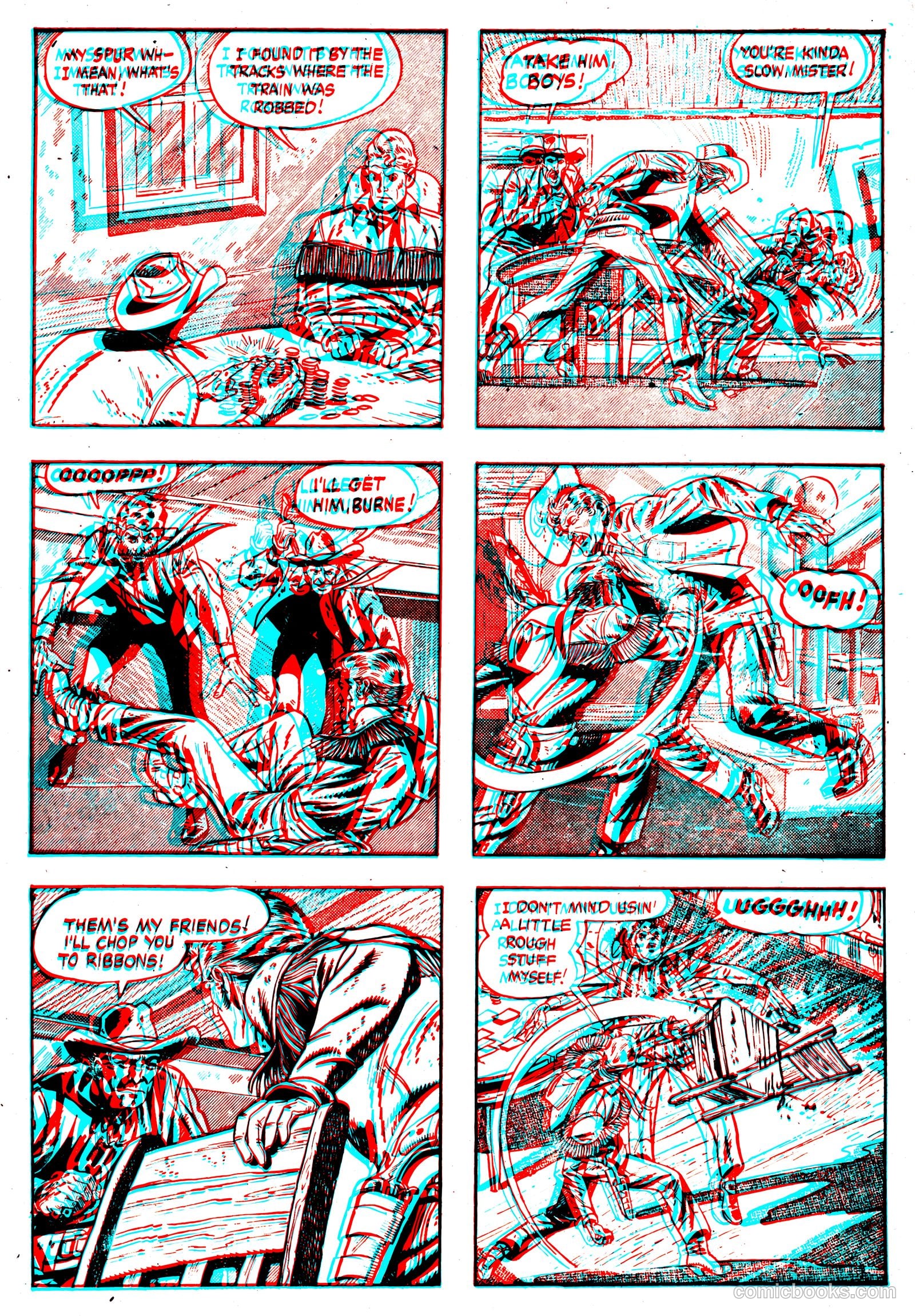 The Hawk 3-D #1 (1953) — page 13 of 36