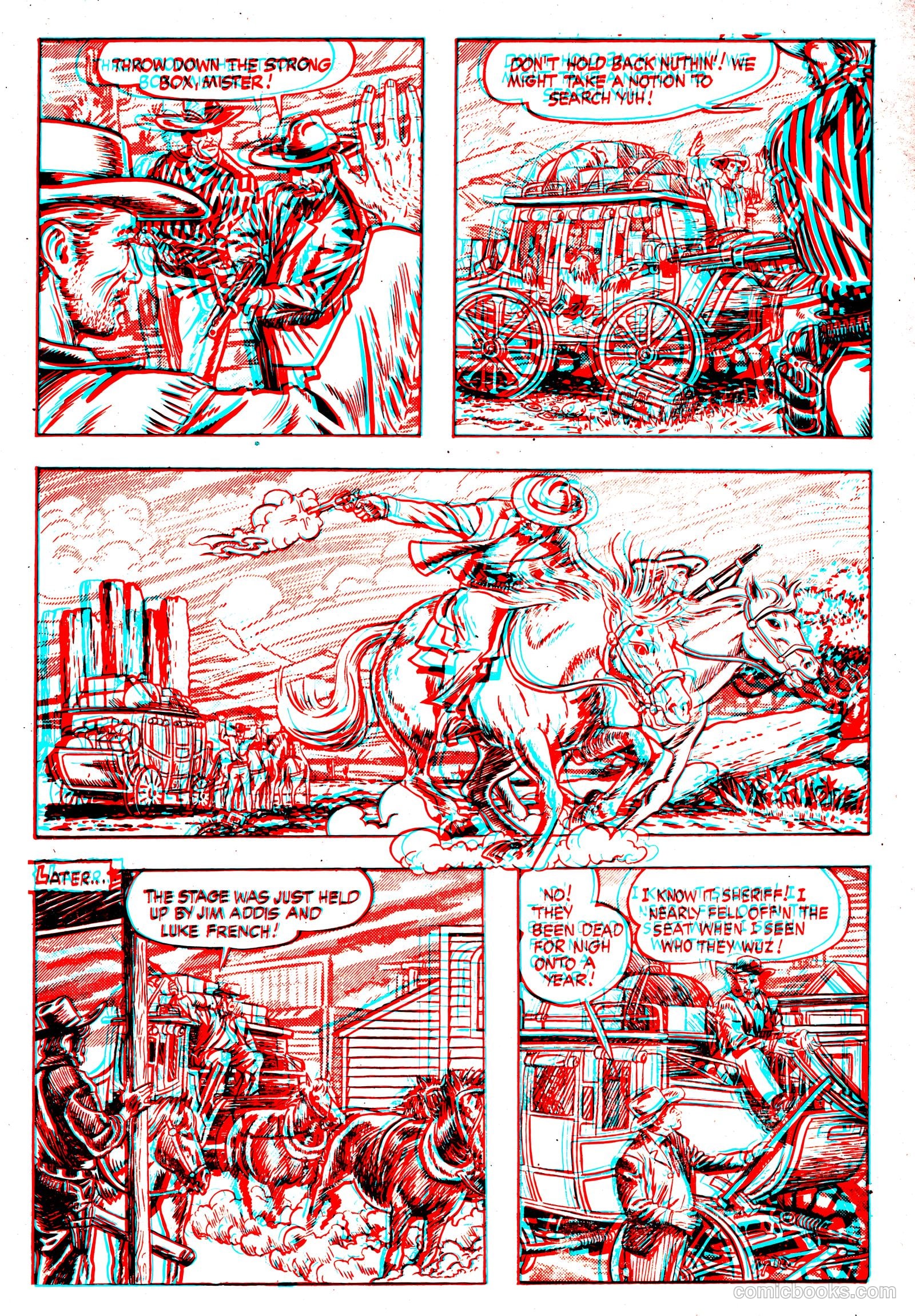 The Hawk 3-D #1 (1953) — page 17 of 36