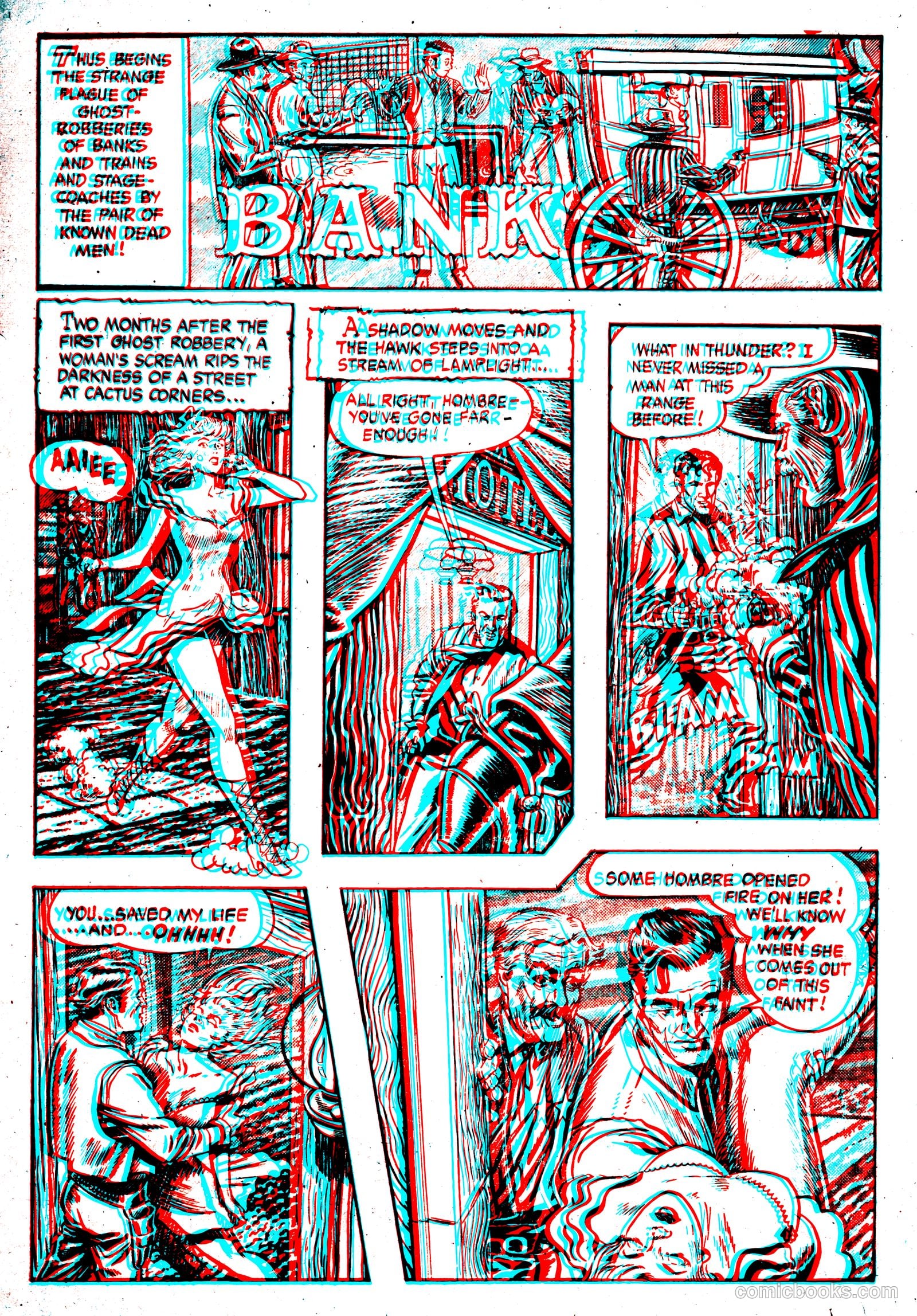 The Hawk 3-D #1 (1953) — page 18 of 36