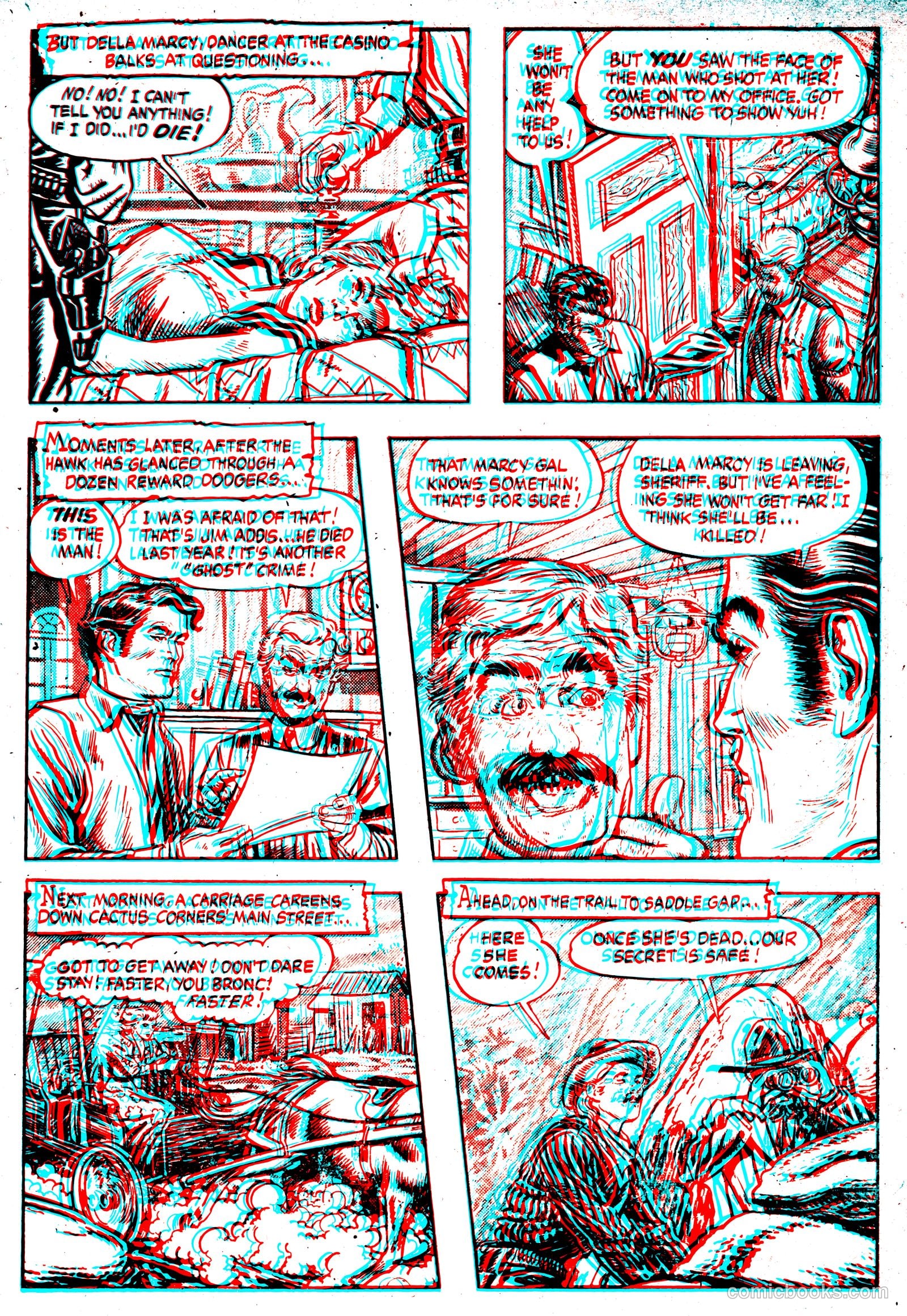 The Hawk 3-D #1 (1953) — page 19 of 36
