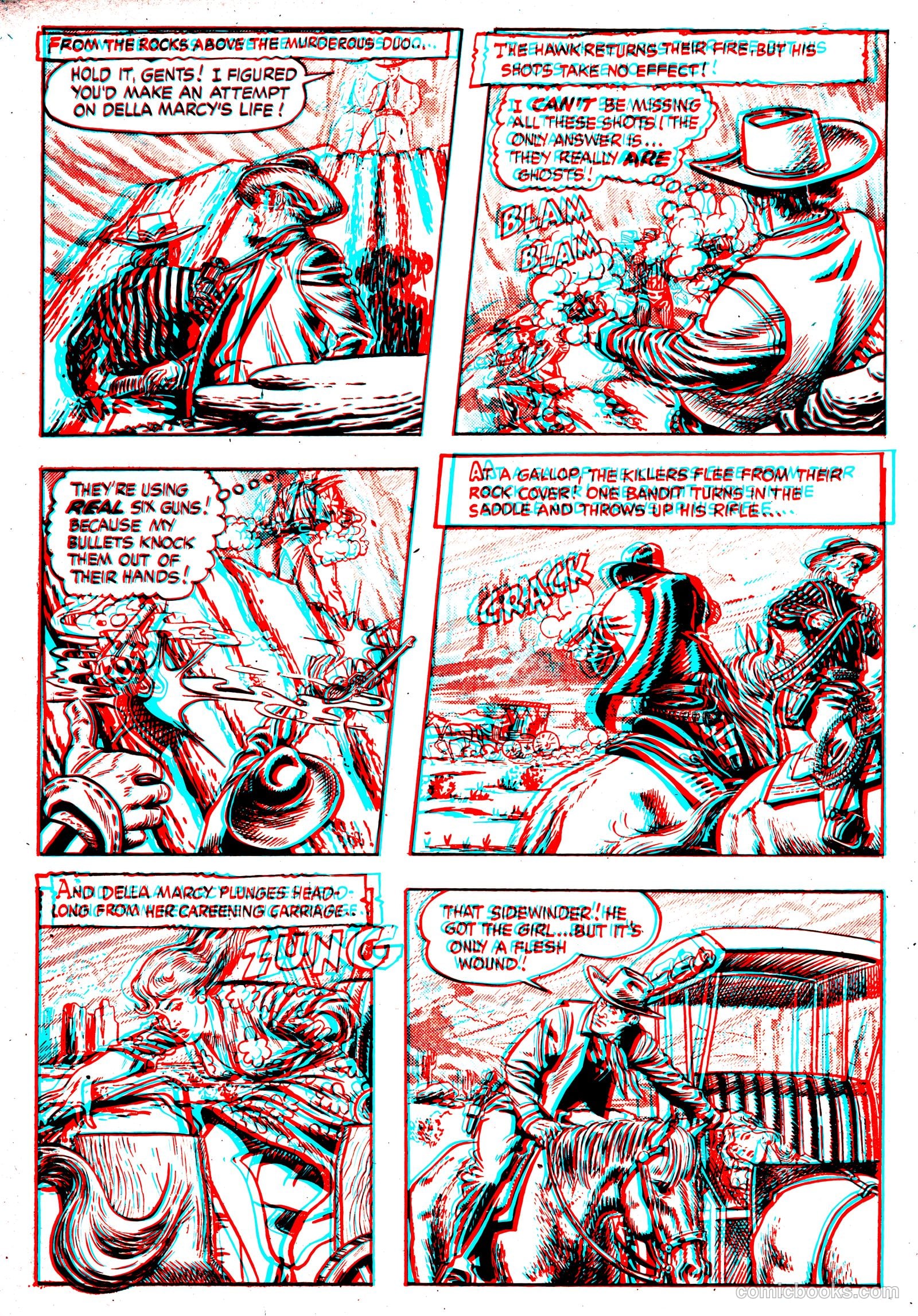 The Hawk 3-D #1 (1953) — page 20 of 36