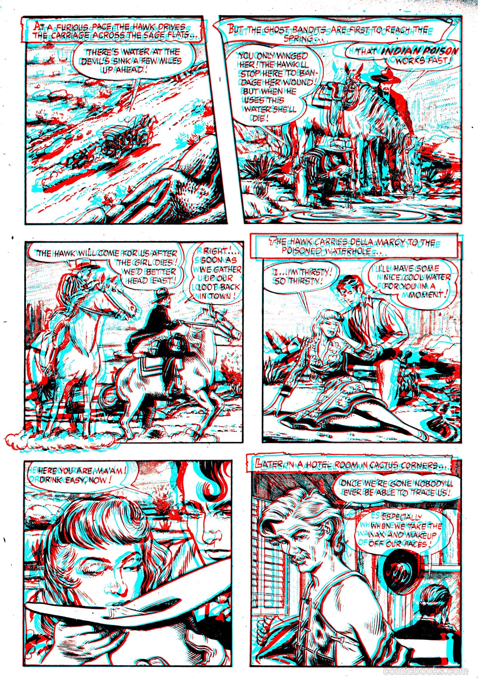 The Hawk 3-D #1 (1953) — page 21 of 36