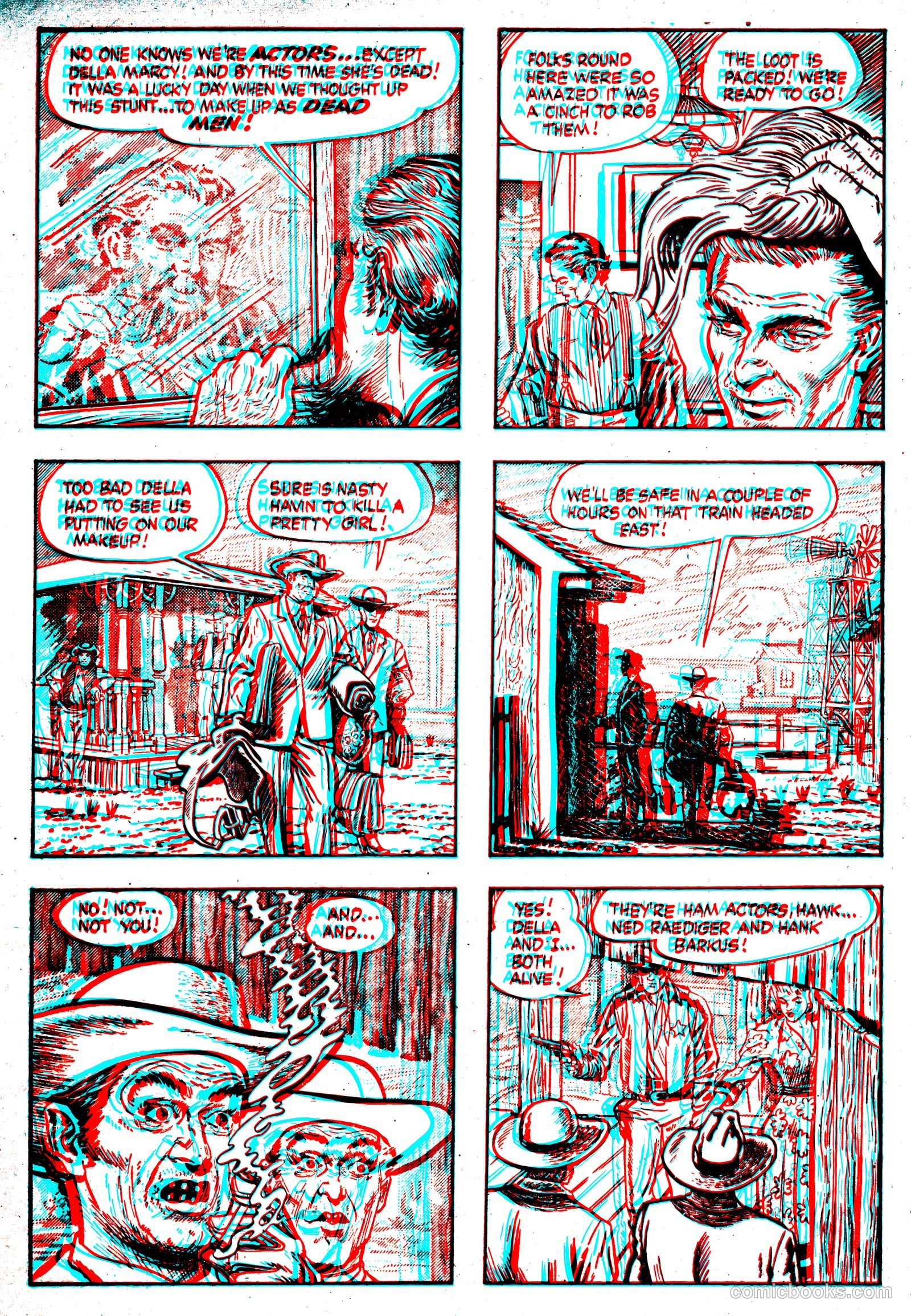 The Hawk 3-D #1 (1953) — page 22 of 36