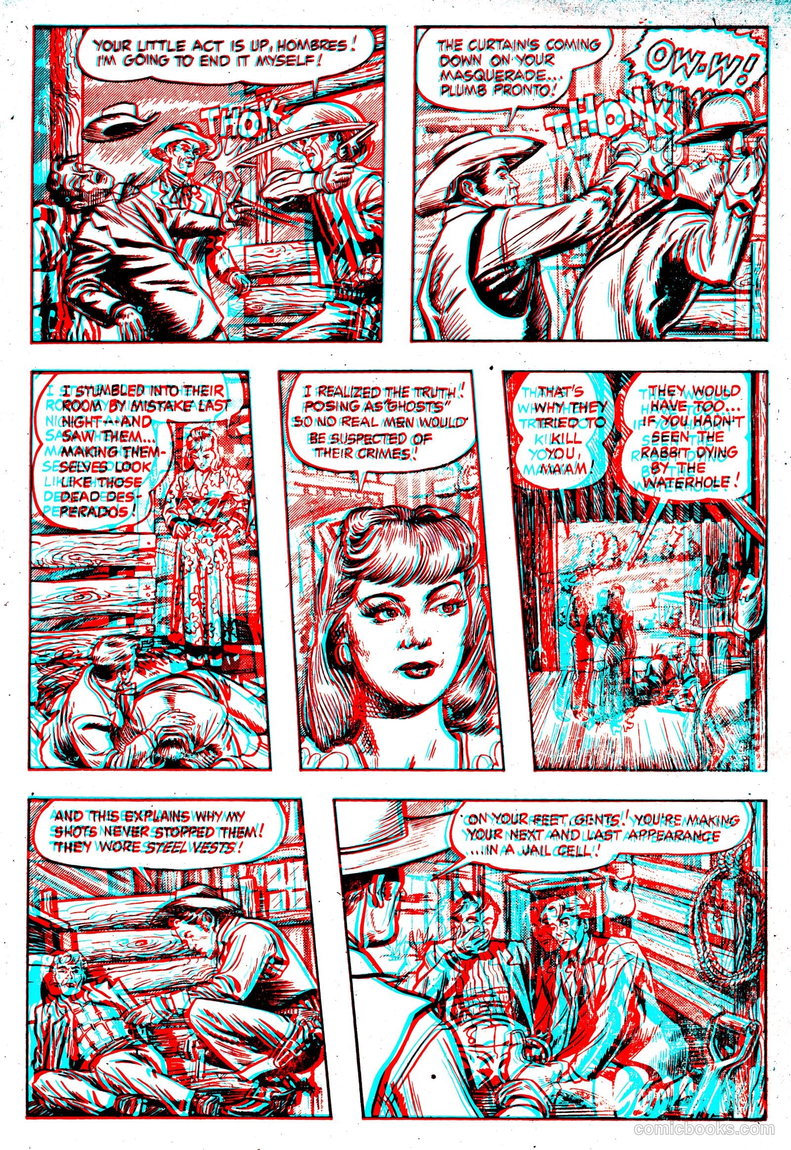 The Hawk 3-D #1 (1953) — page 23 of 36