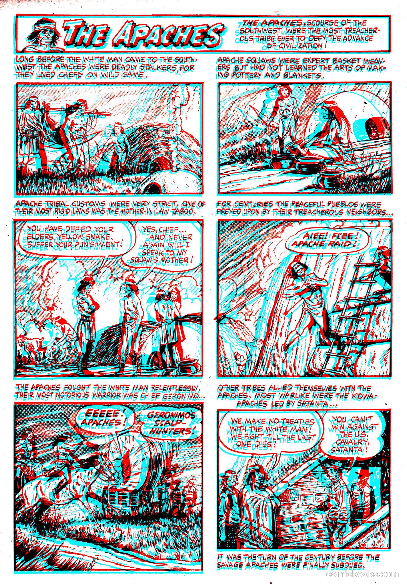 The Hawk 3-D #1 (1953) — page 24 of 36