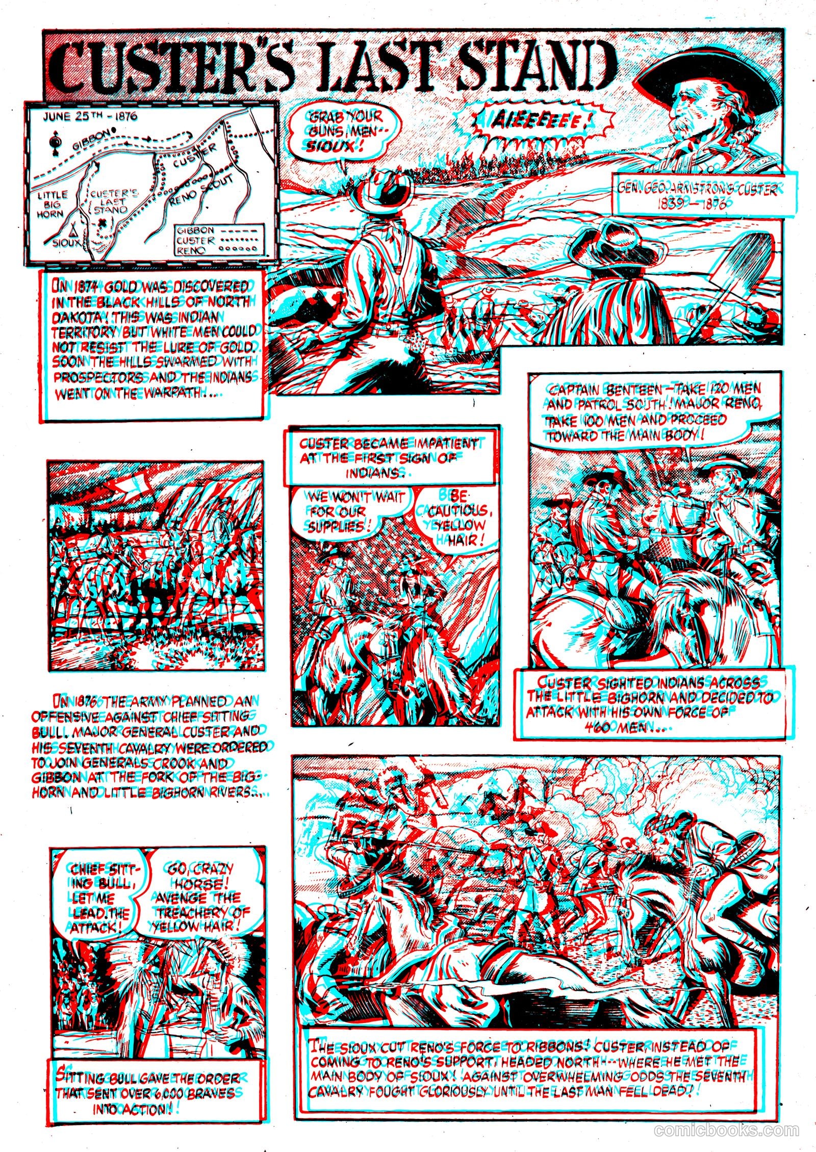 The Hawk 3-D #1 (1953) — page 25 of 36