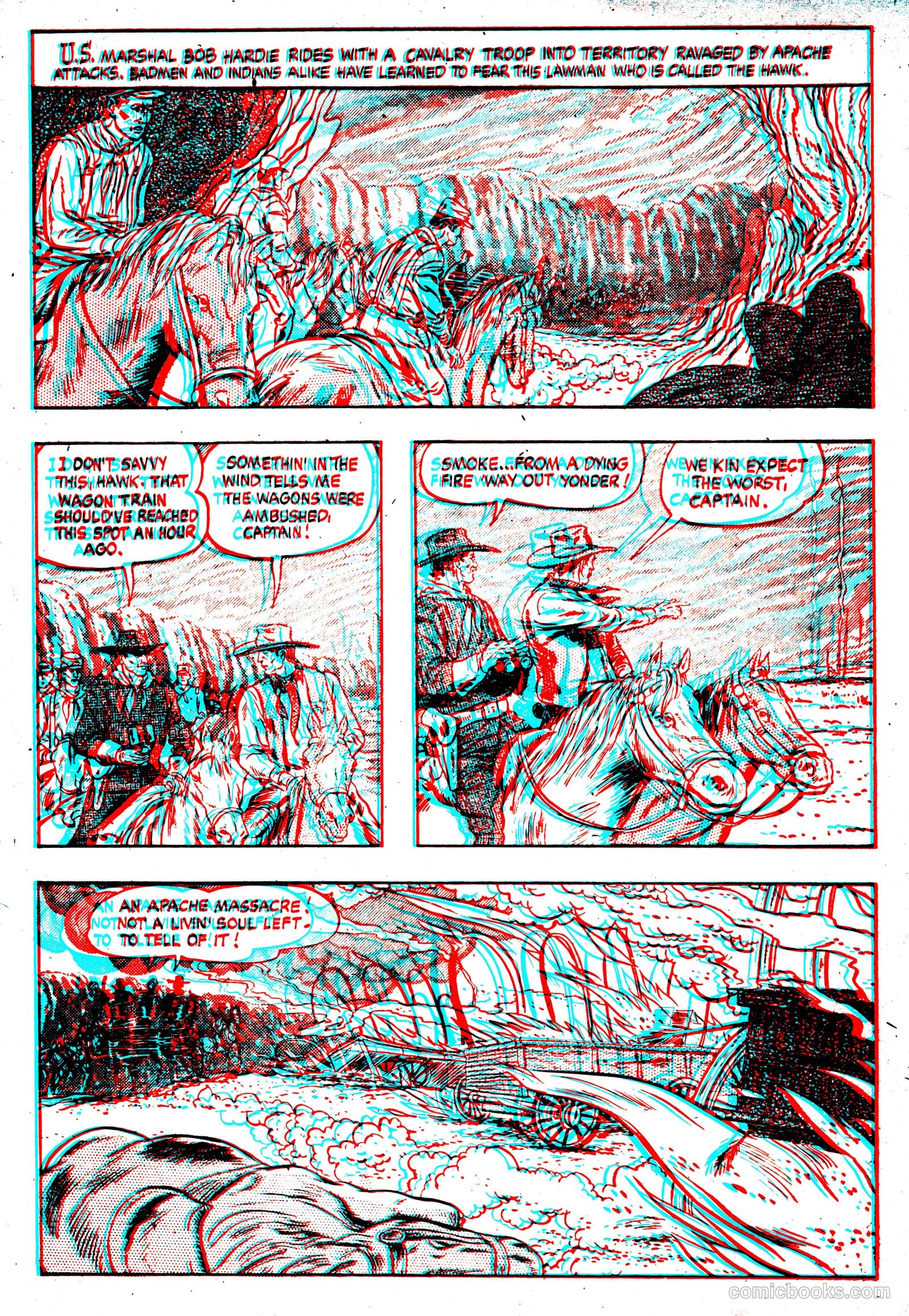 The Hawk 3-D #1 (1953) — page 27 of 36
