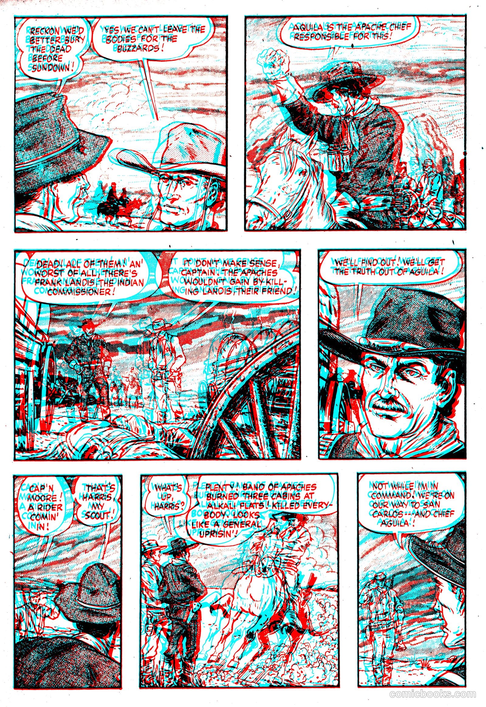 The Hawk 3-D #1 (1953) — page 28 of 36