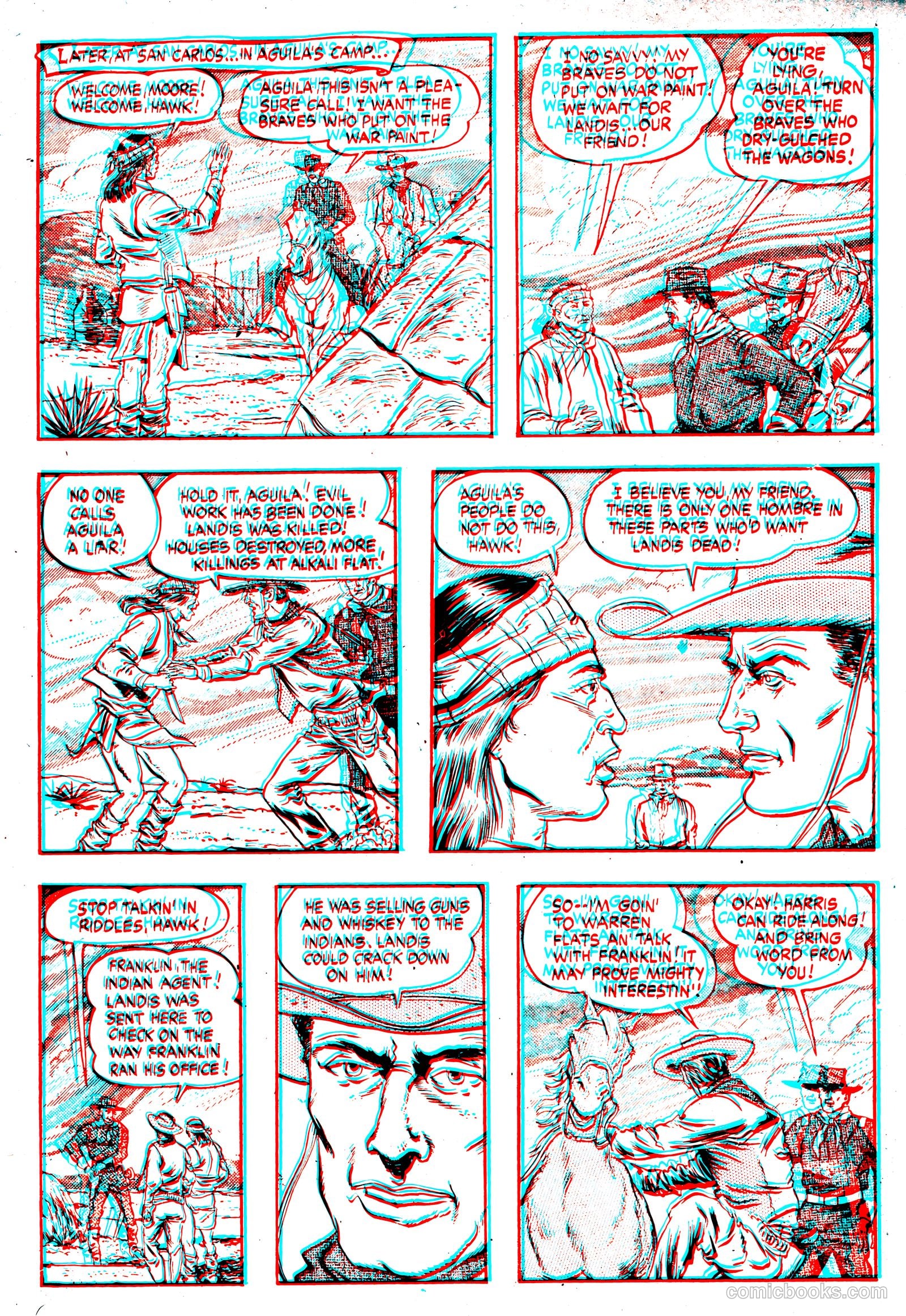 The Hawk 3-D #1 (1953) — page 29 of 36