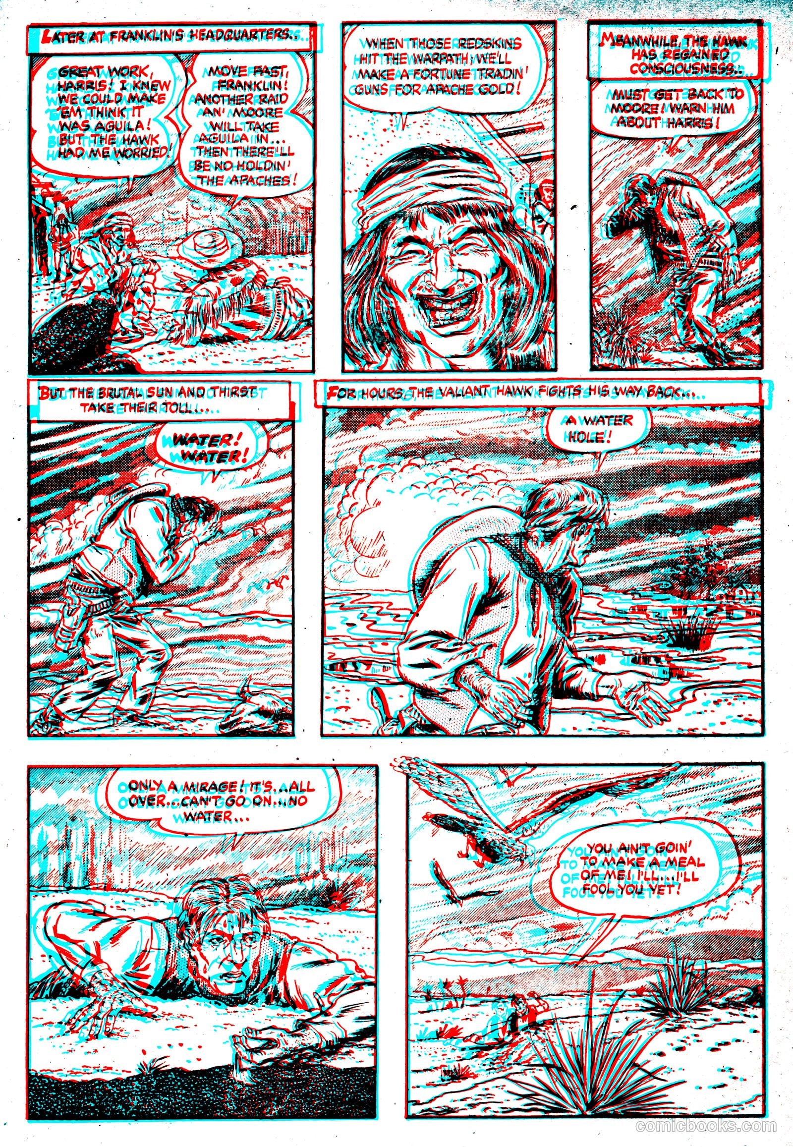 The Hawk 3-D #1 (1953) — page 31 of 36