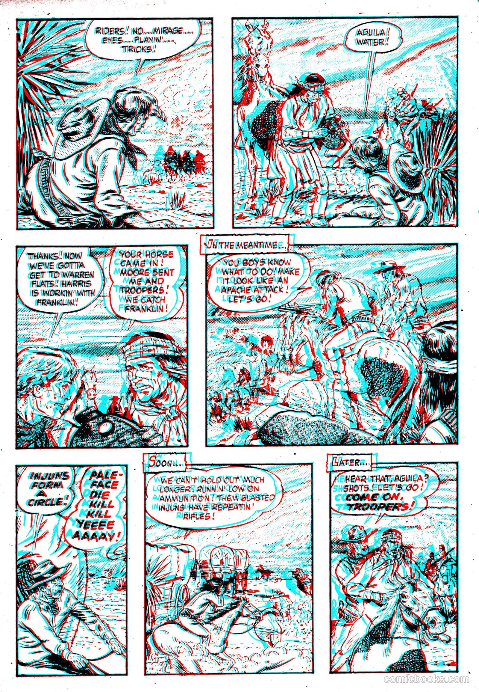 The Hawk 3-D #1 (1953) — page 32 of 36