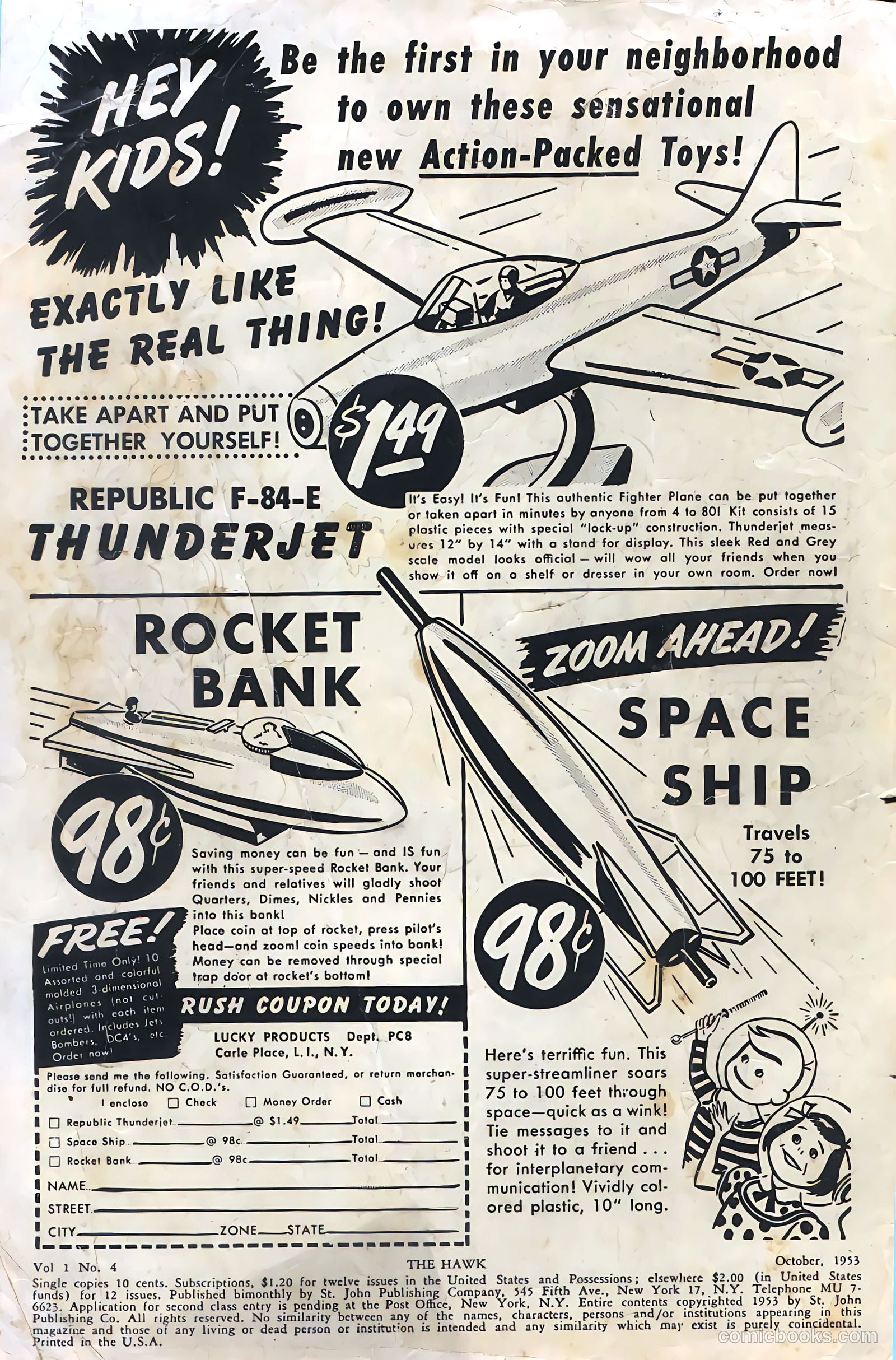The Hawk #4 (1953) — page 2 of 36