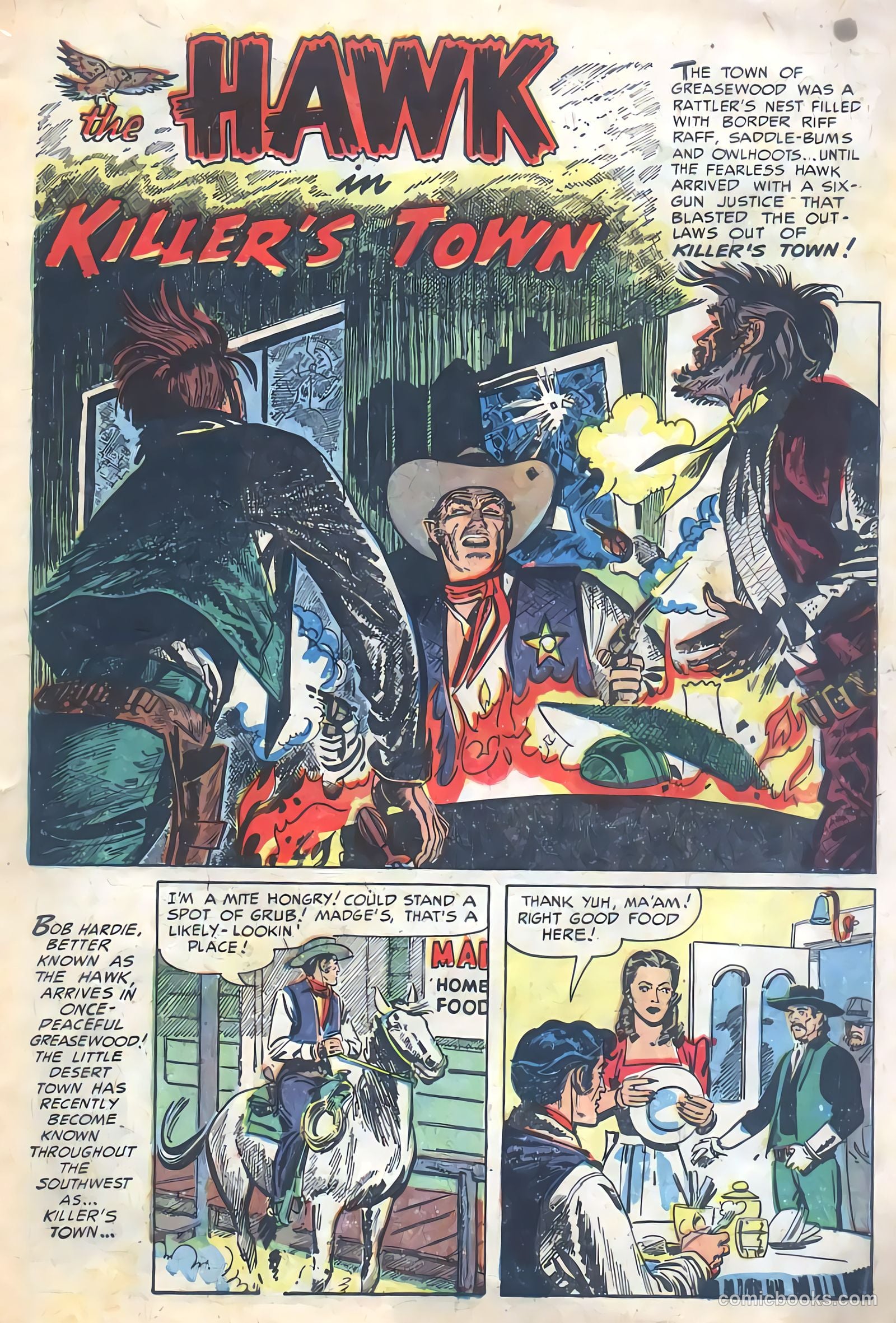 The Hawk #4 (1953) — page 3 of 36