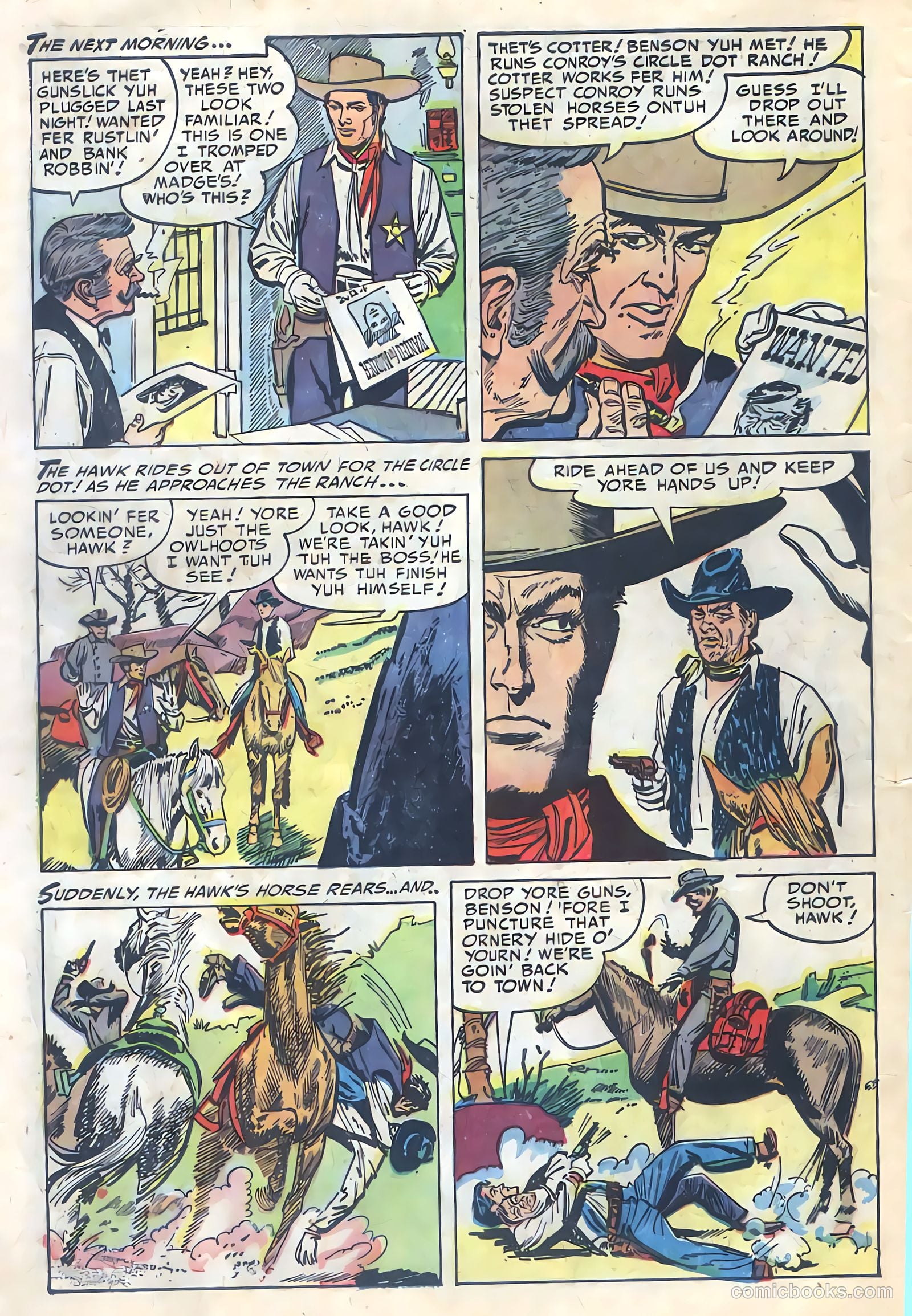 The Hawk #4 (1953) — page 6 of 36