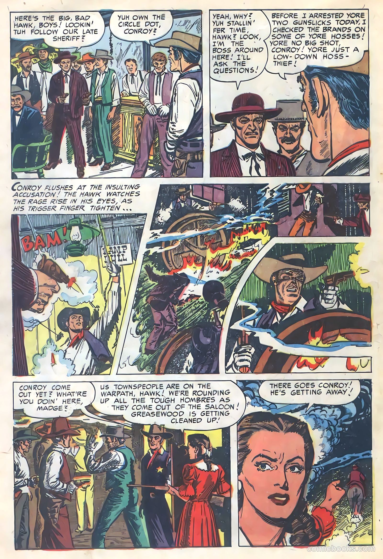 The Hawk #4 (1953) — page 8 of 36