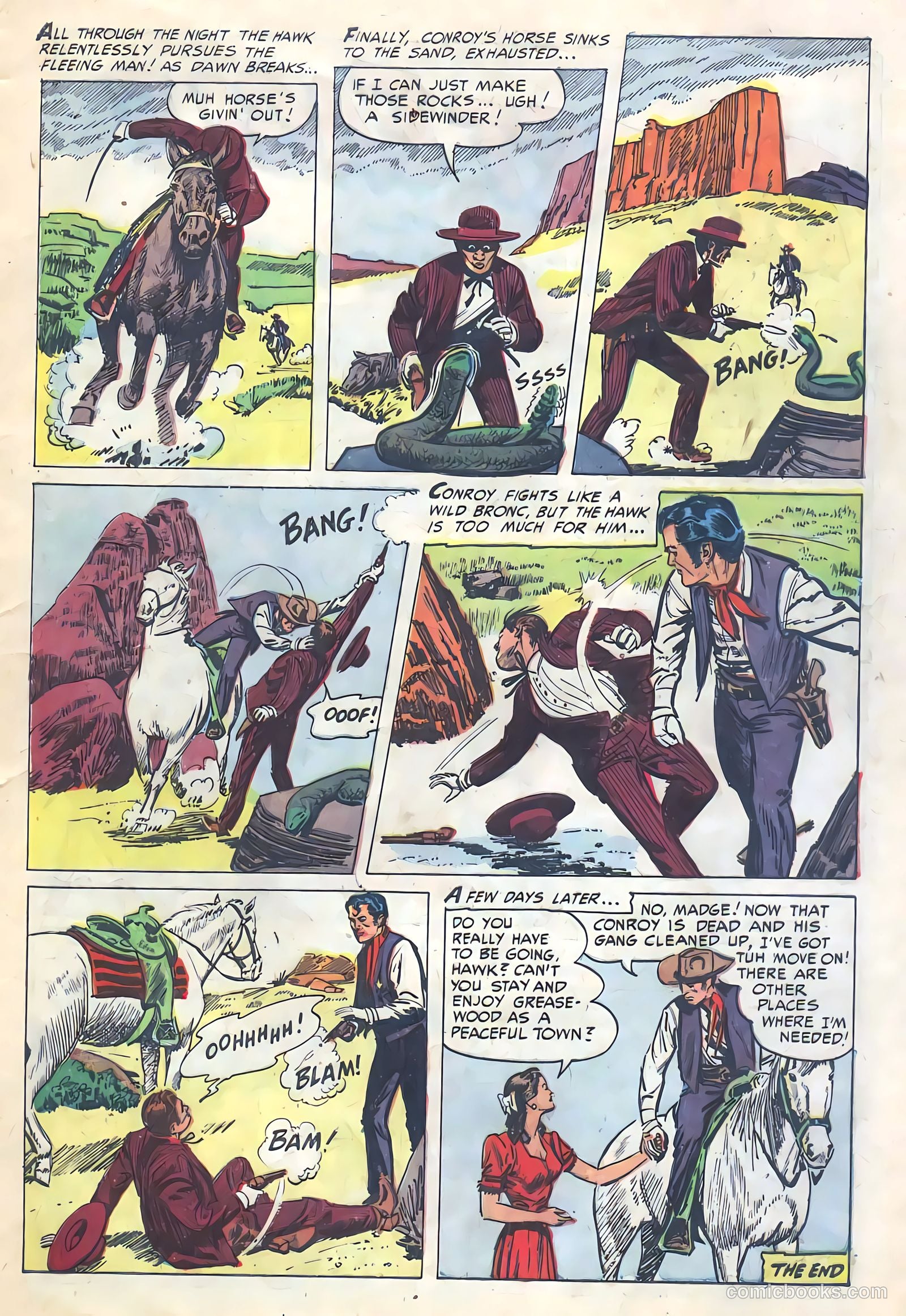 The Hawk #4 (1953) — page 9 of 36