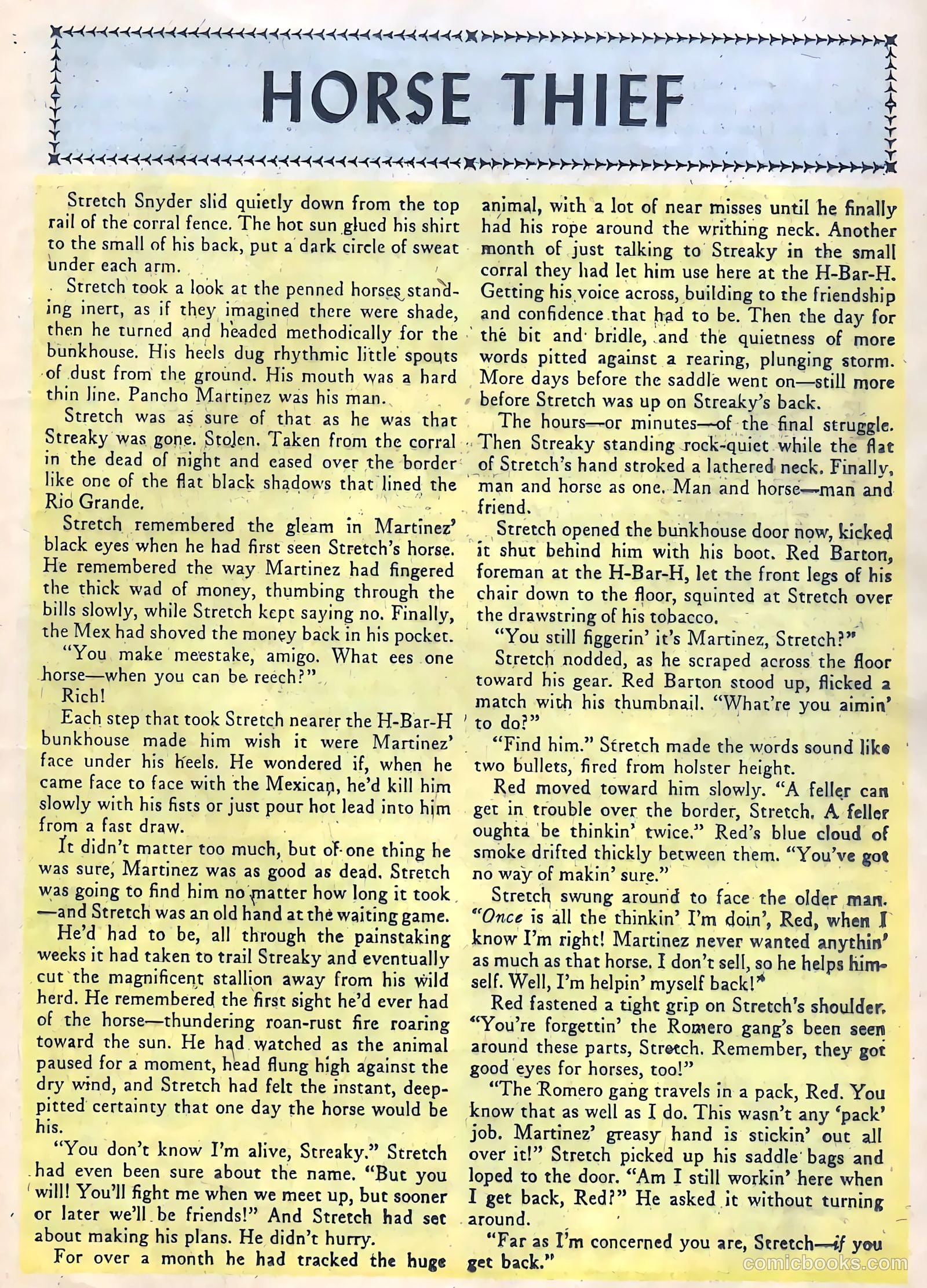 The Hawk #4 (1953) — page 25 of 36