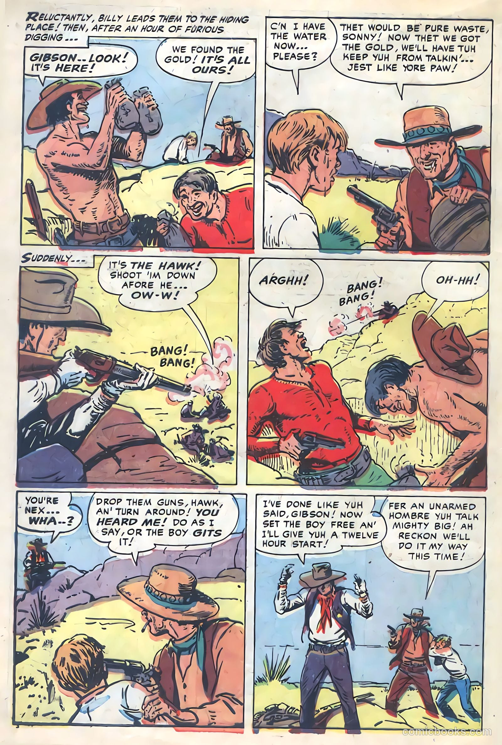The Hawk #4 (1953) — page 32 of 36