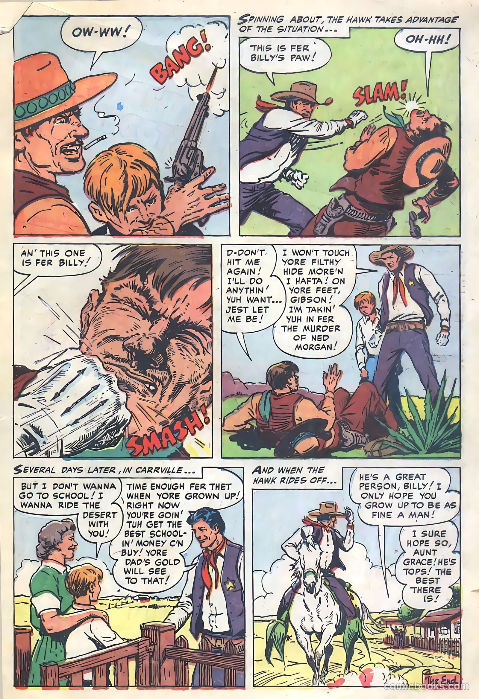 The Hawk #4 (1953) — page 33 of 36