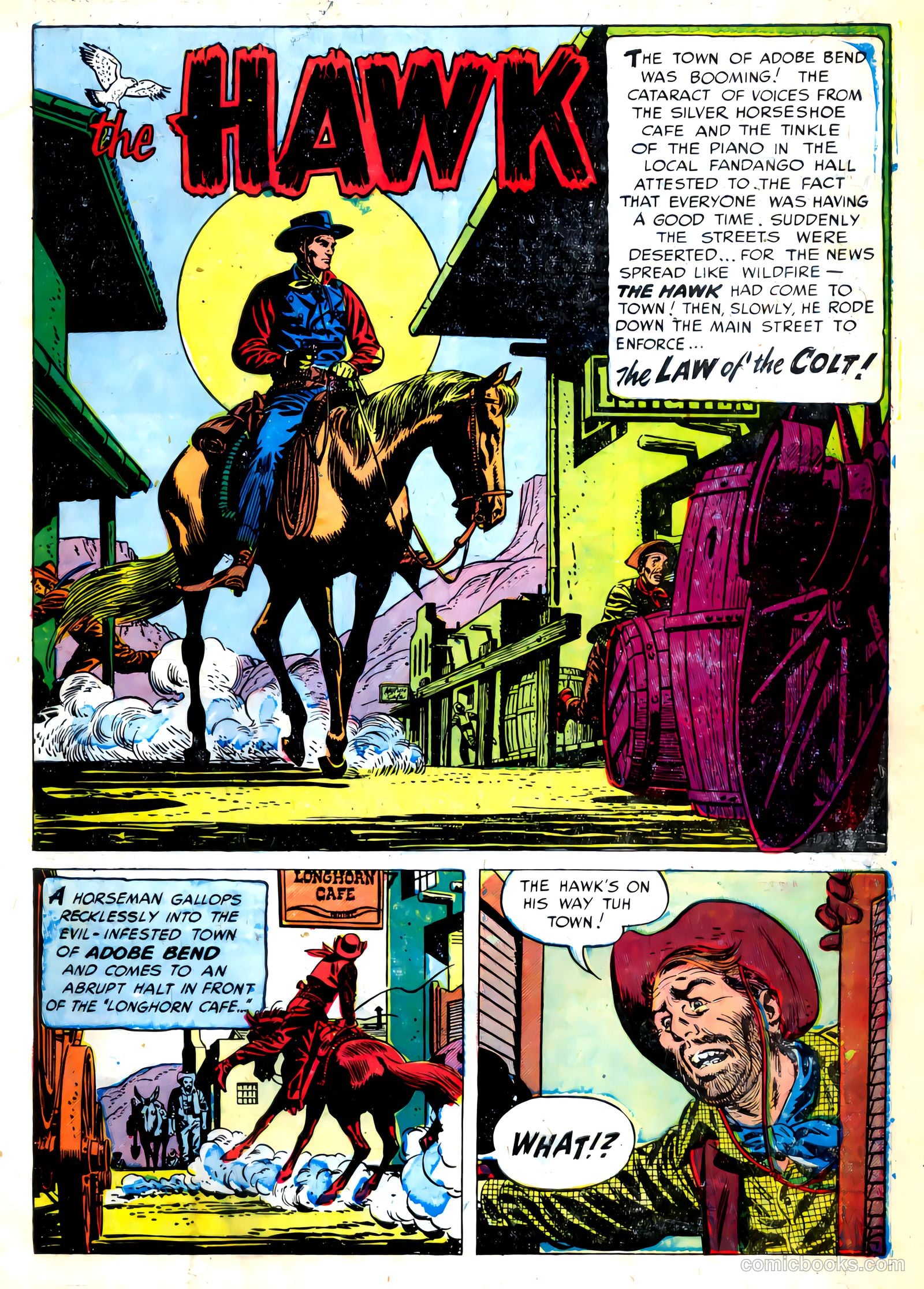 The Hawk #5 (1954) — page 3 of 36