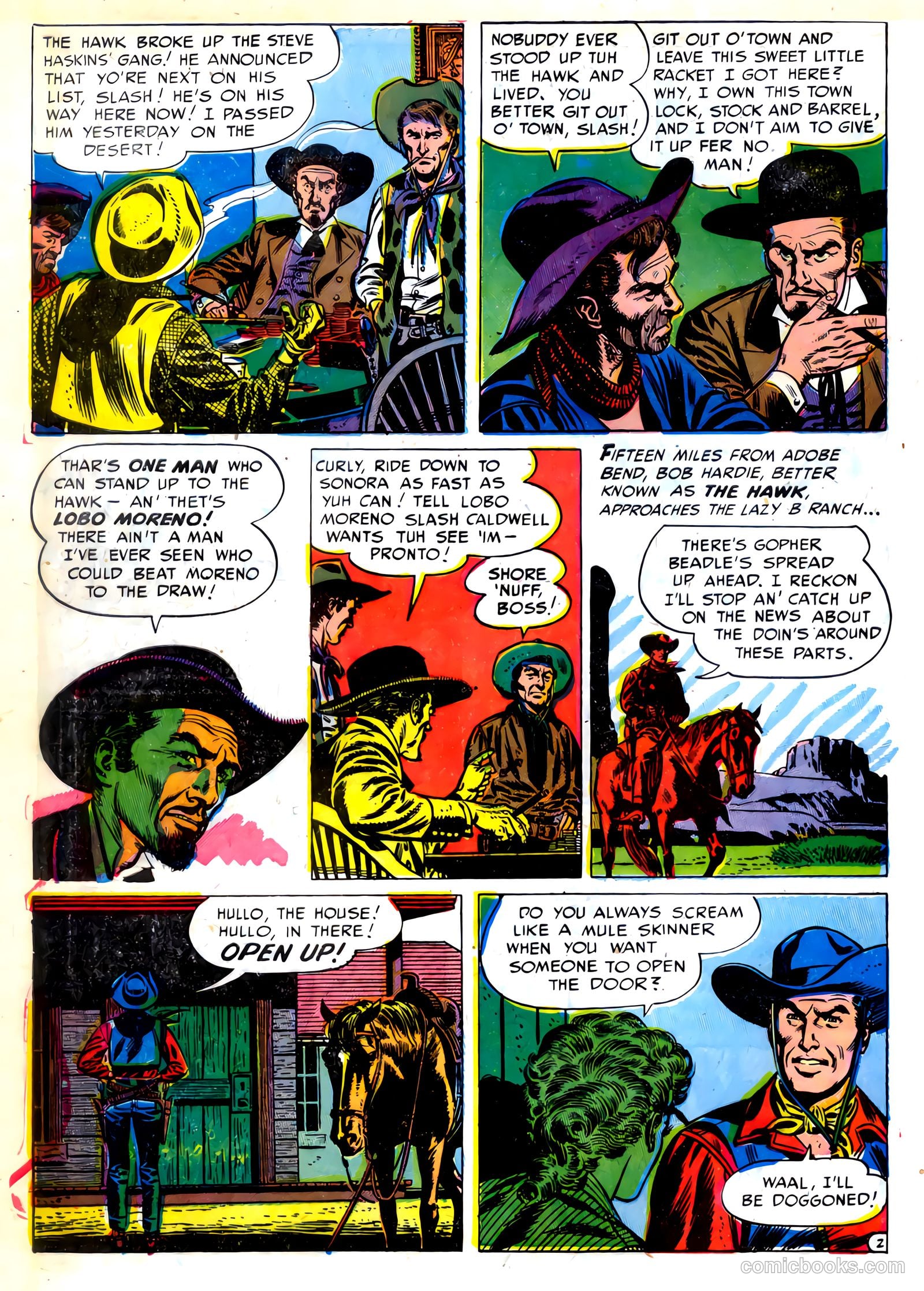 The Hawk #5 (1954) — page 4 of 36