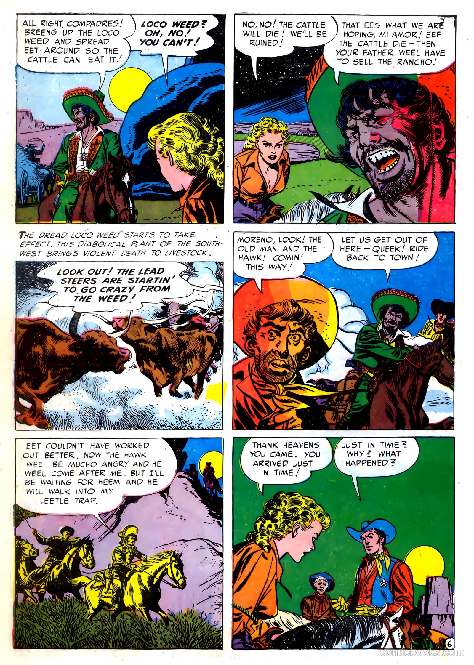 The Hawk #5 (1954) — page 8 of 36