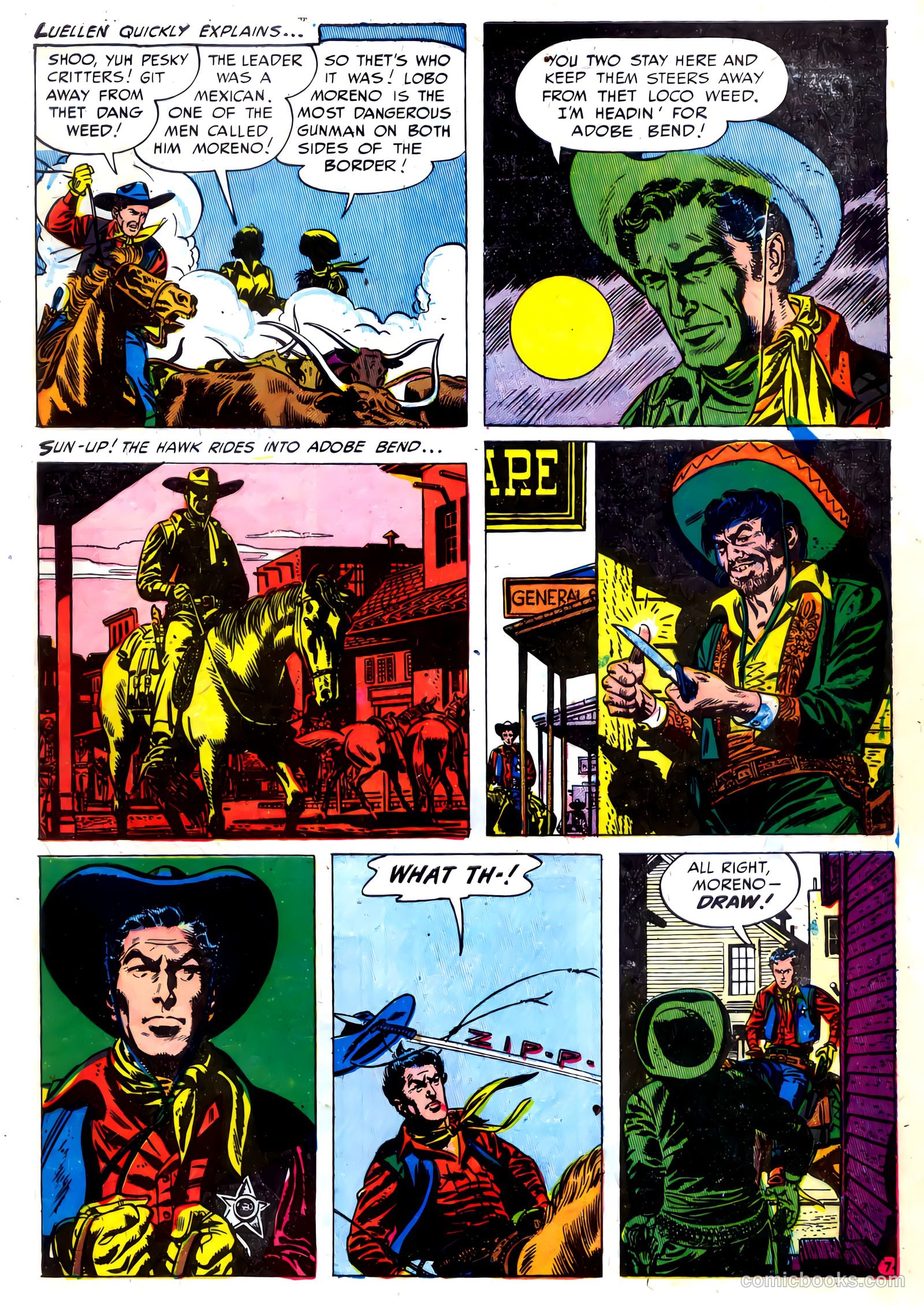 The Hawk #5 (1954) — page 9 of 36