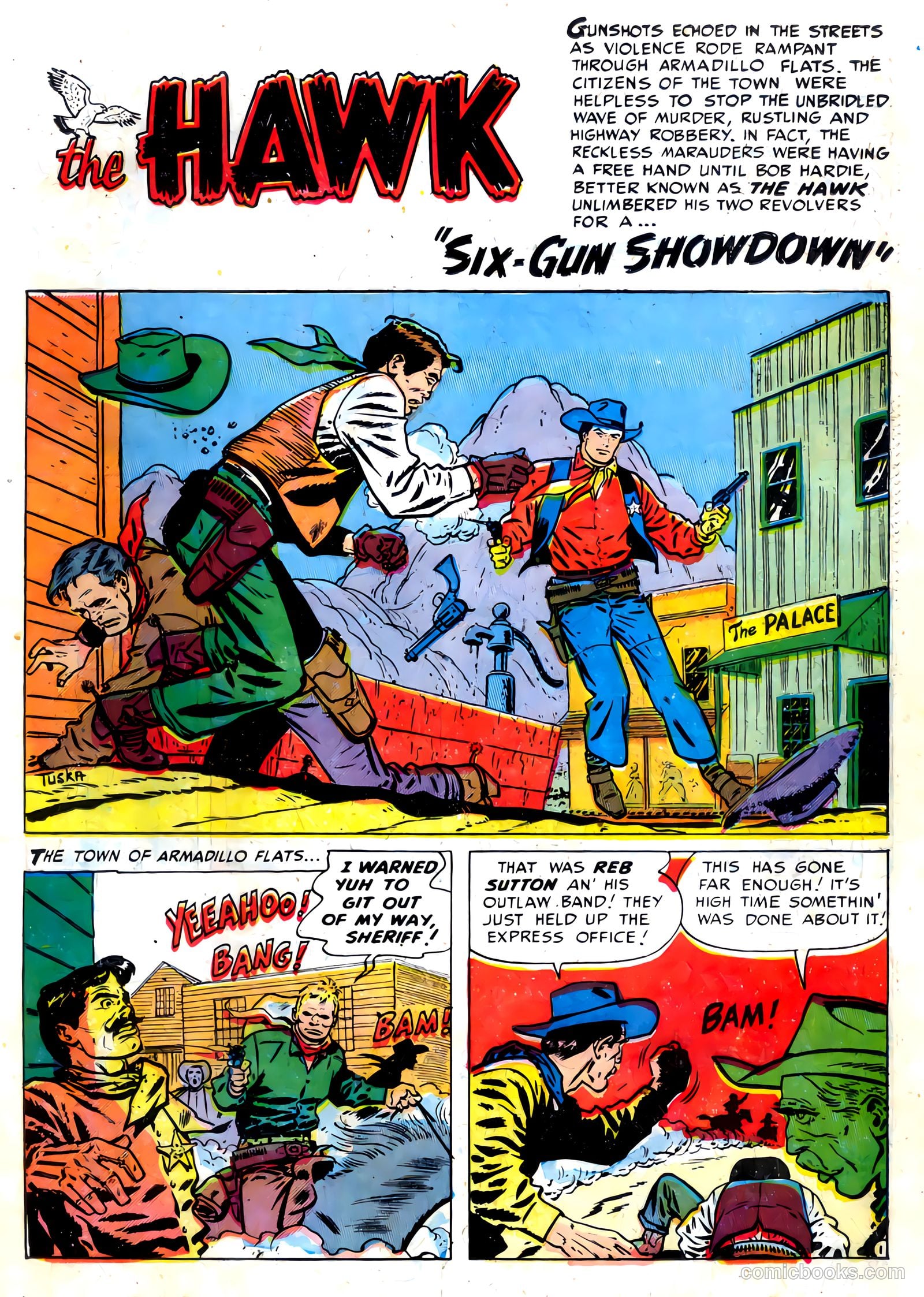 The Hawk #5 (1954) — page 19 of 36