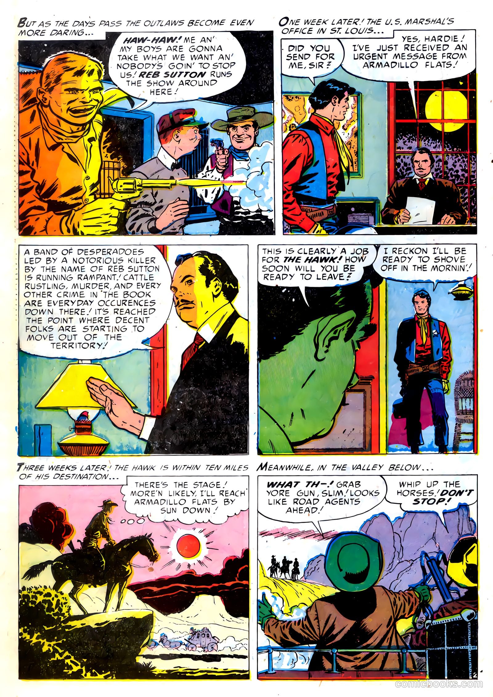 The Hawk #5 (1954) — page 20 of 36