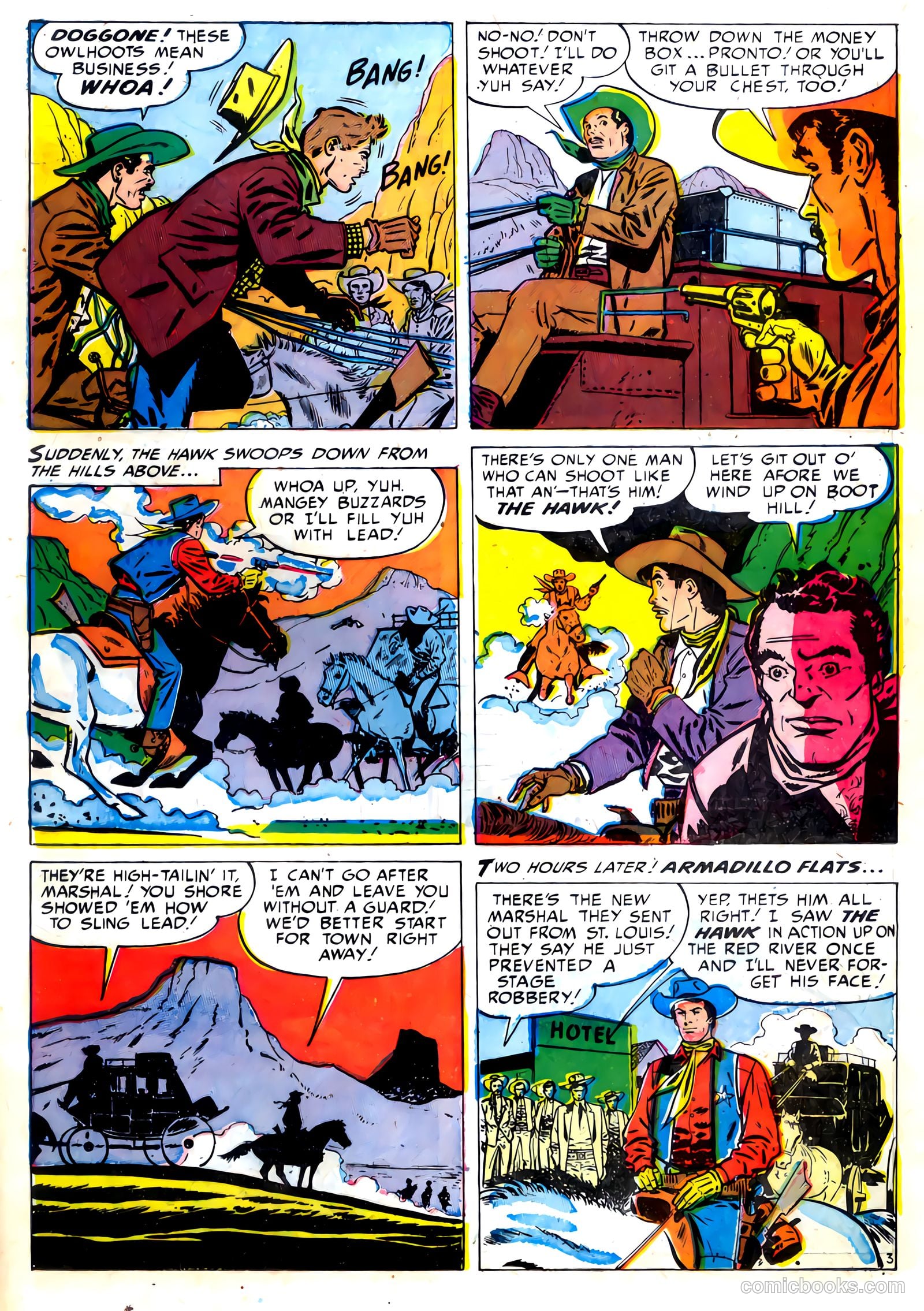 The Hawk #5 (1954) — page 21 of 36