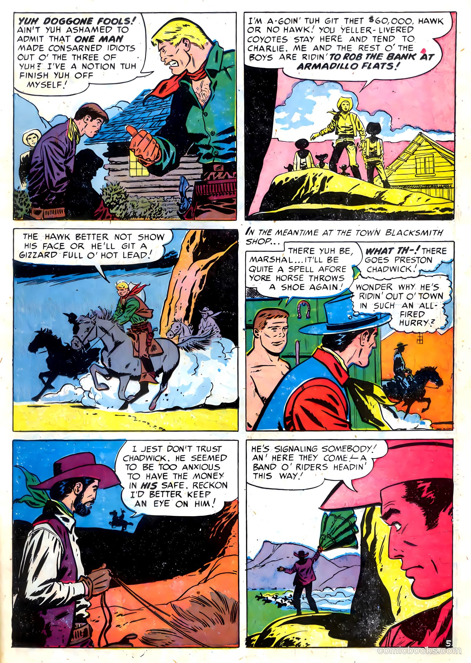 The Hawk #5 (1954) — page 23 of 36
